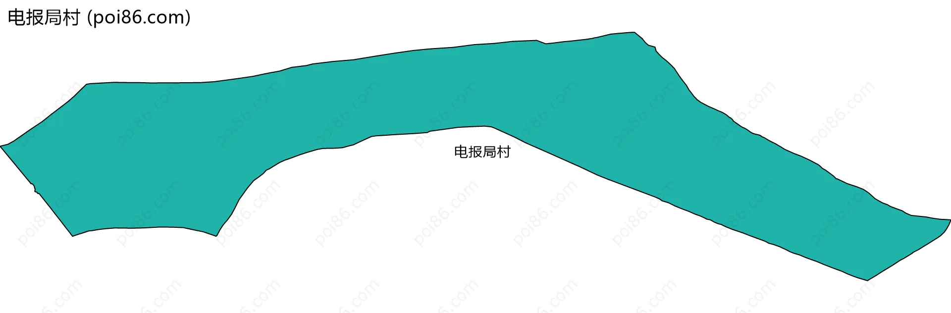 电报局村边界地图