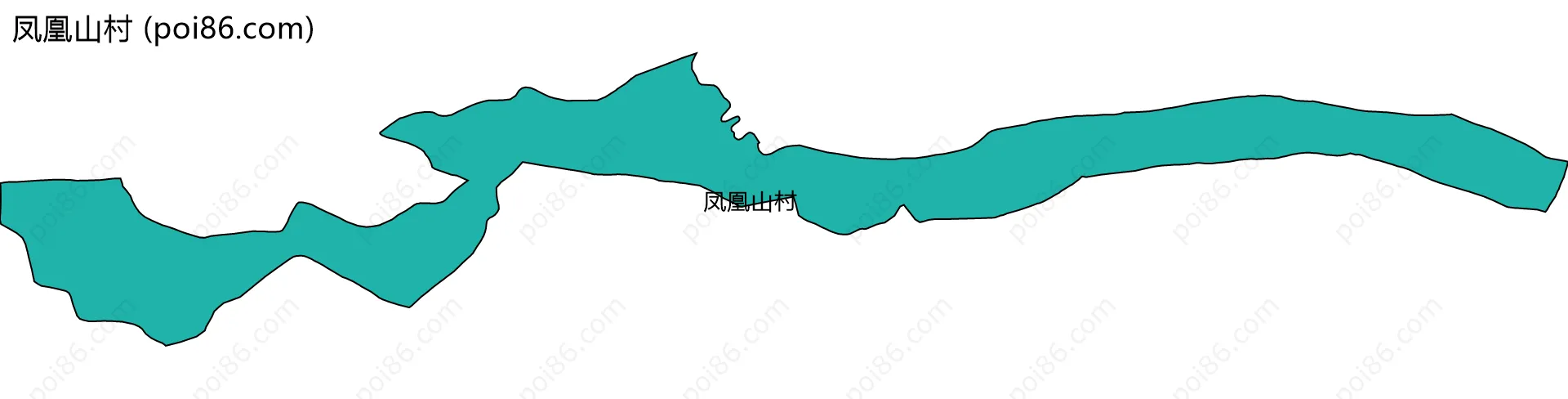 凤凰山村边界地图