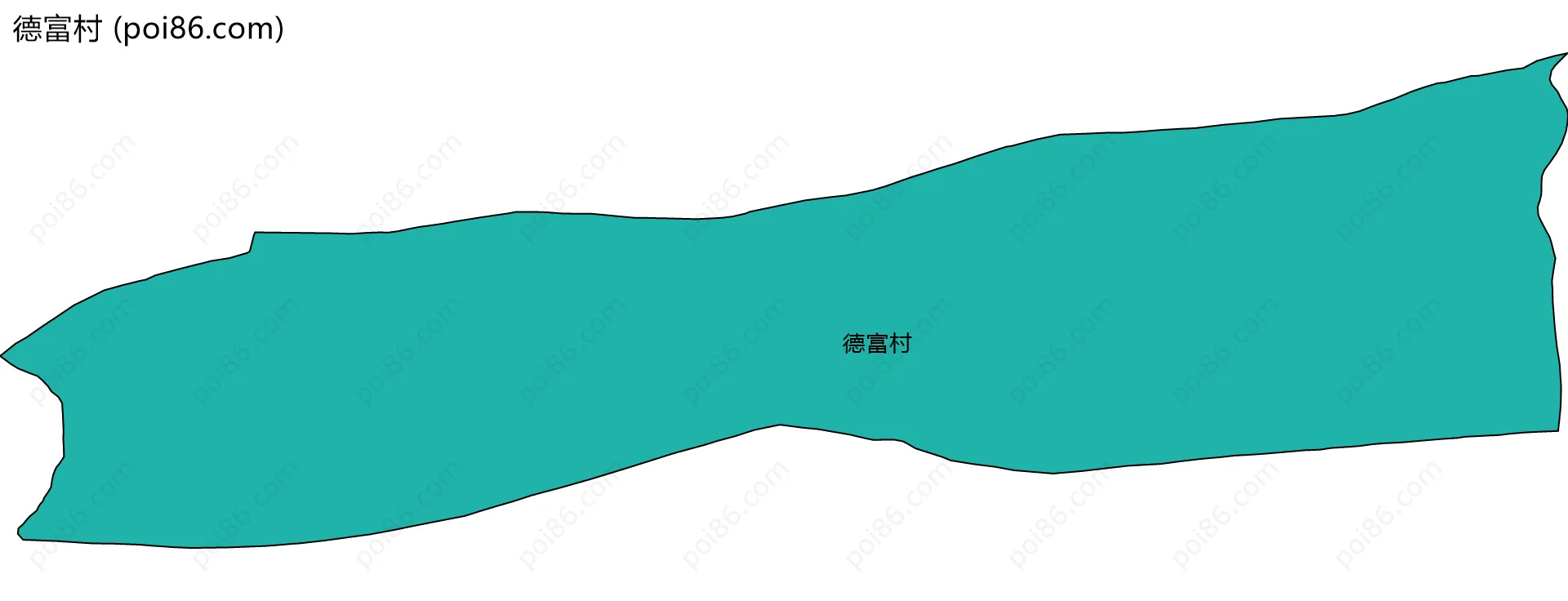 德富村边界地图