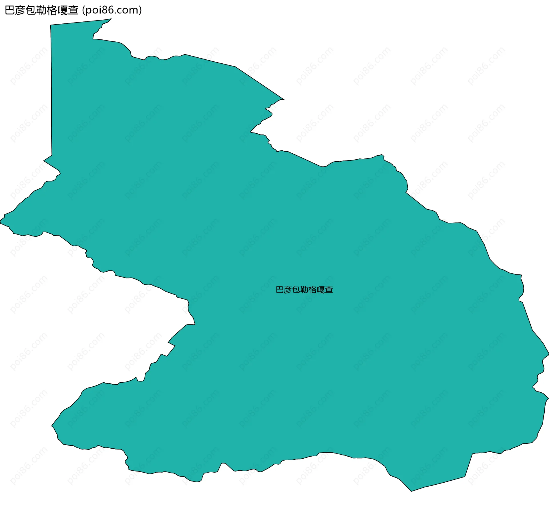 巴彦包勒格嘎查边界地图