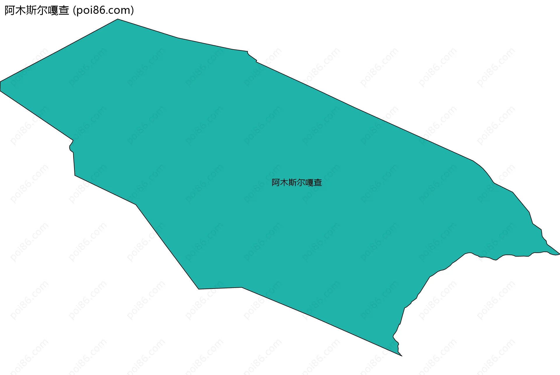 阿木斯尔嘎查边界地图