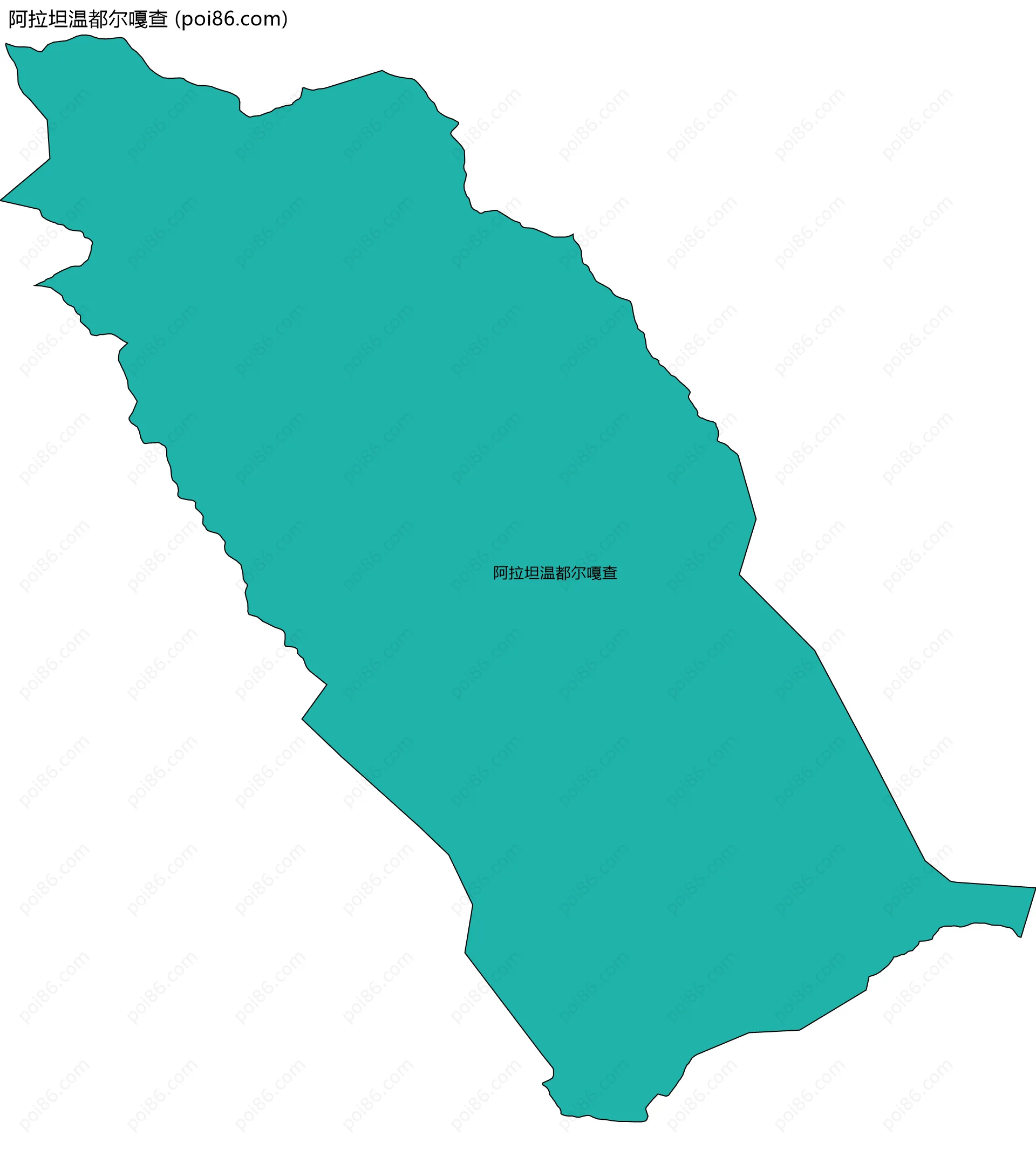 阿拉坦温都尔嘎查边界地图