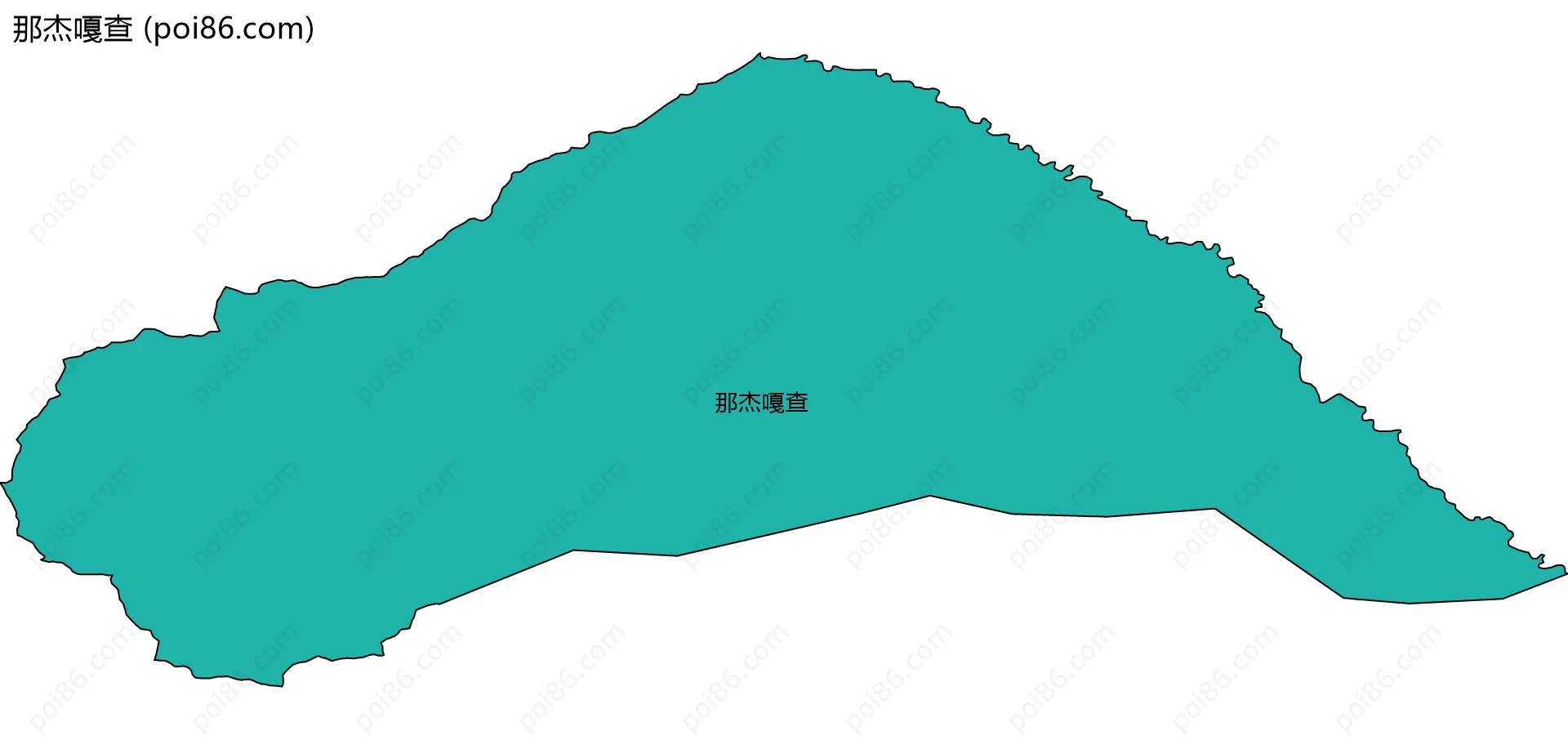 那杰嘎查边界地图