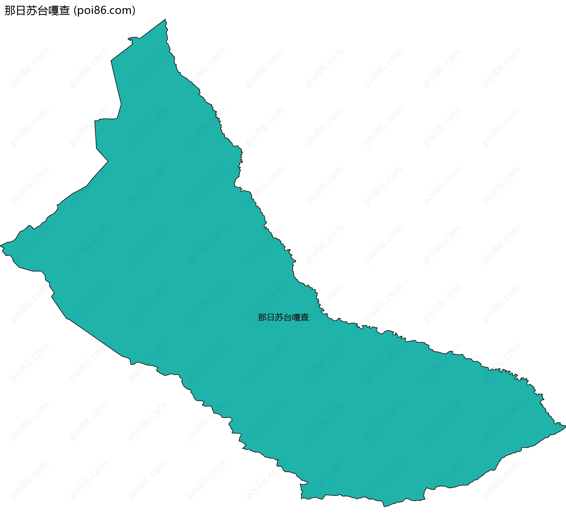 那日苏台嘎查边界地图