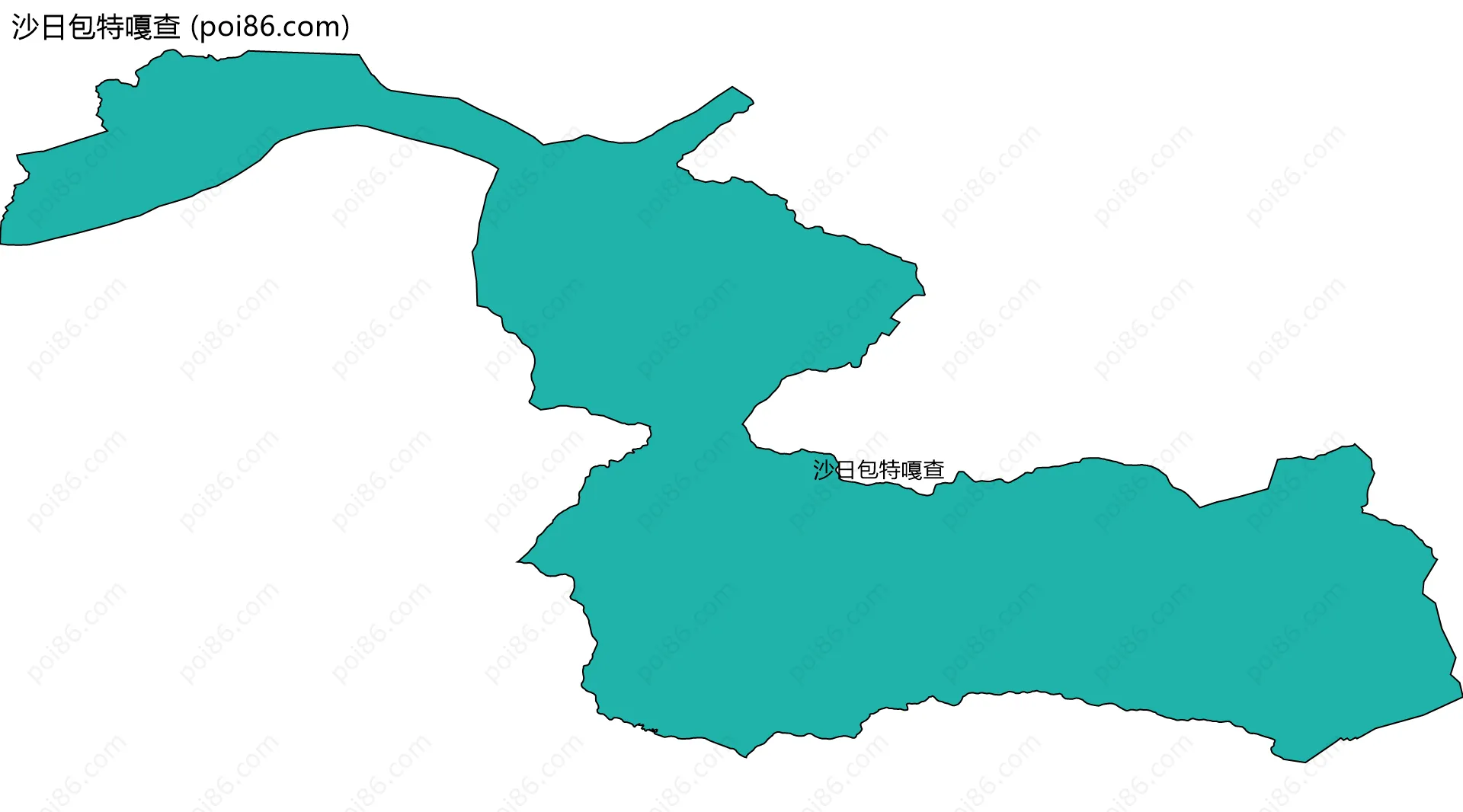 沙日包特嘎查边界地图