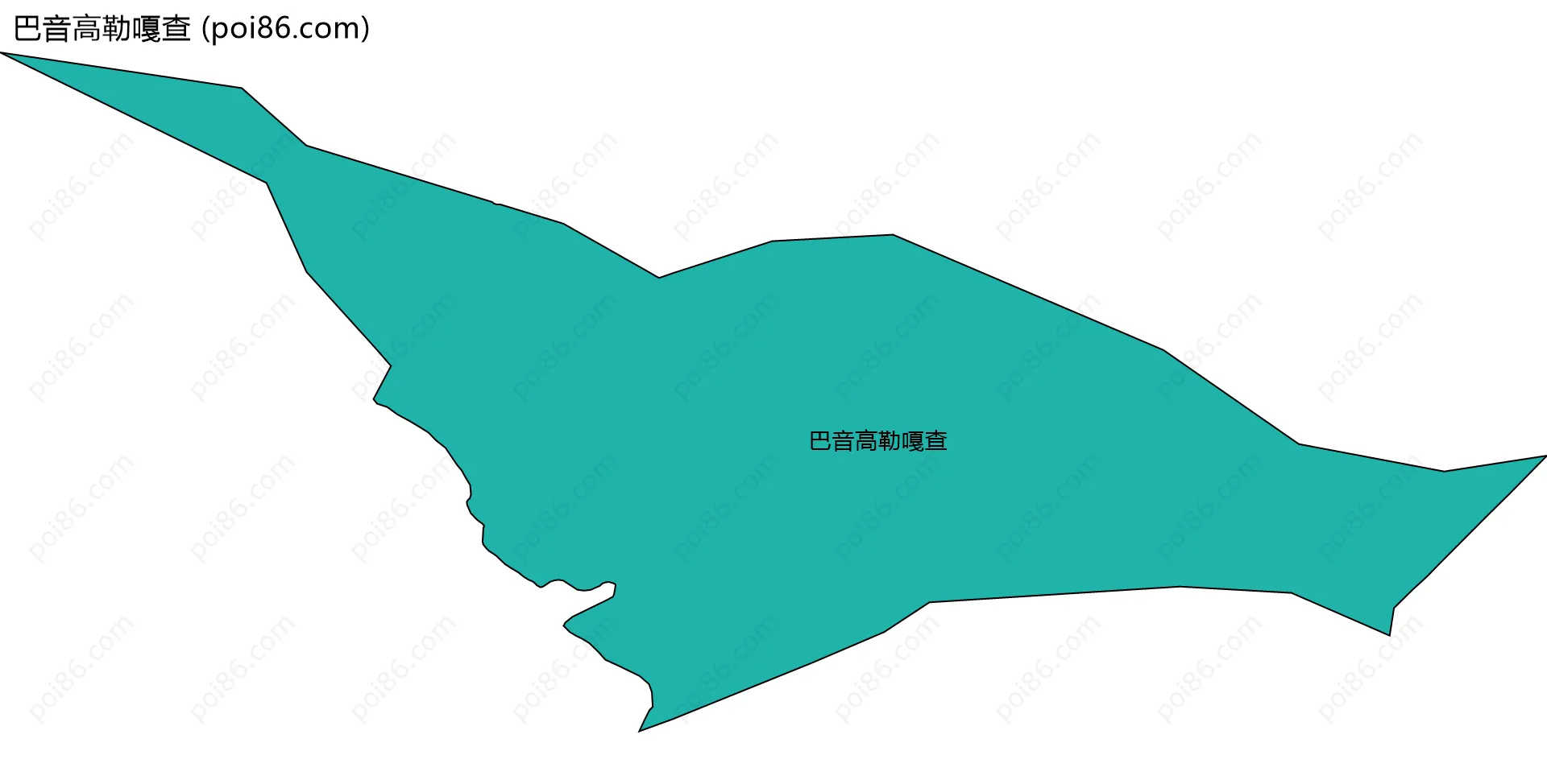 巴音高勒嘎查边界地图