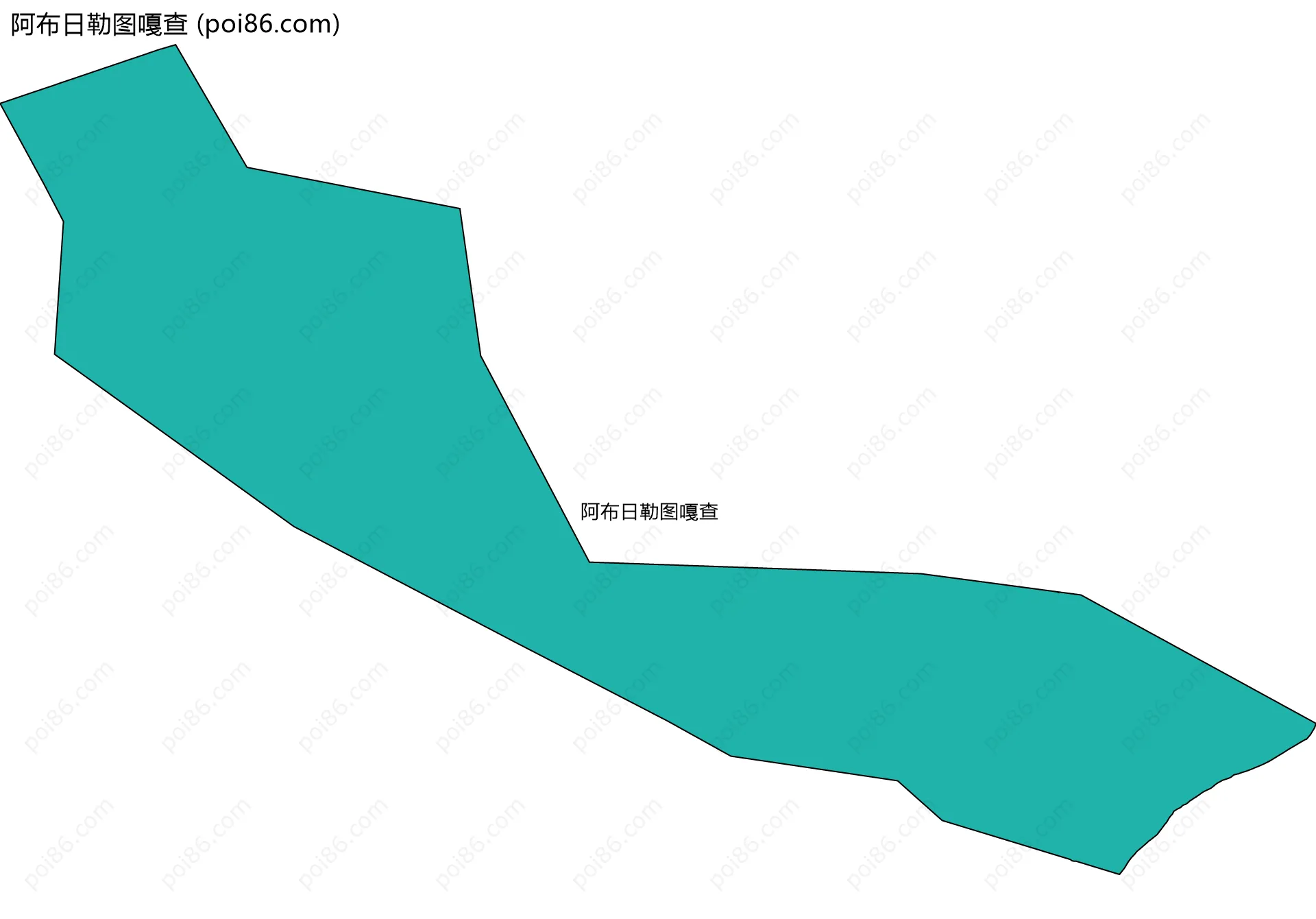 阿布日勒图嘎查边界地图