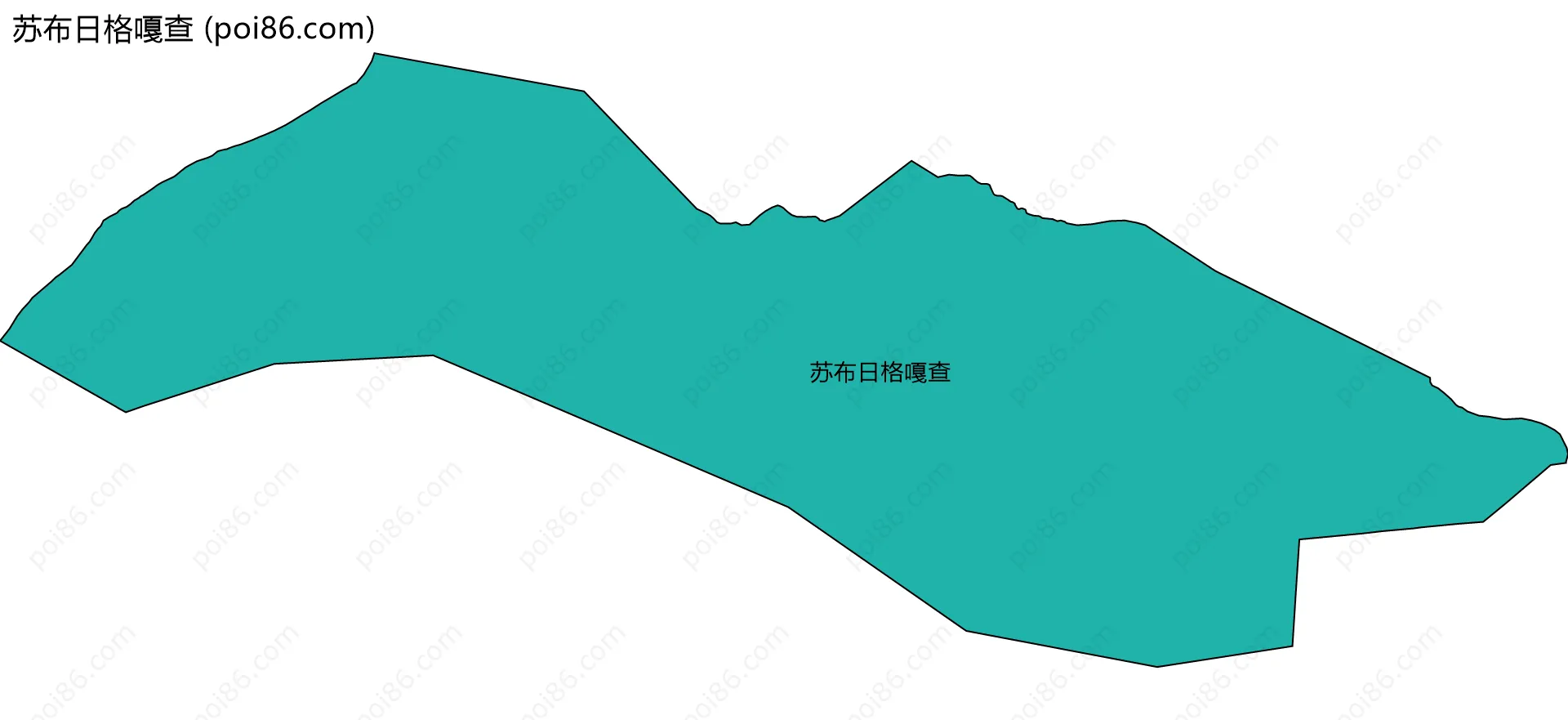 苏布日格嘎查边界地图
