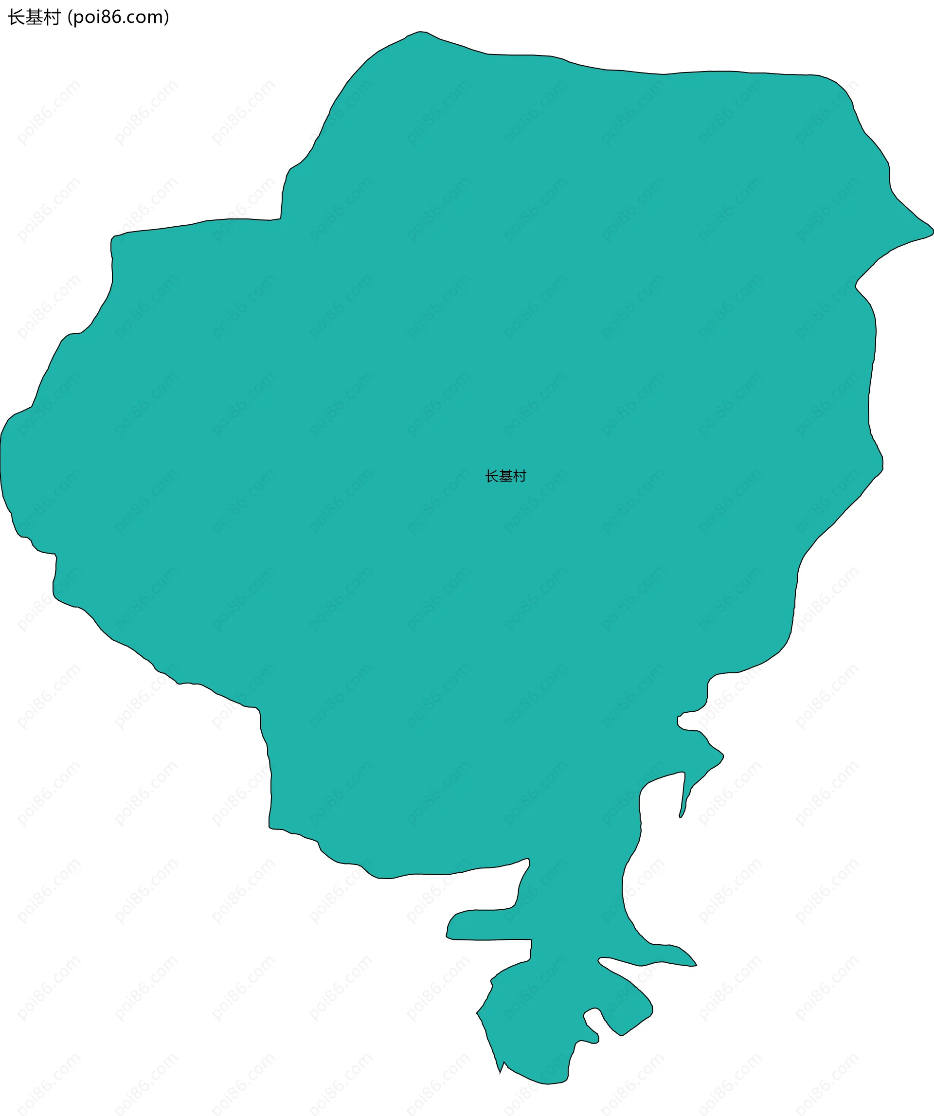 长基村边界地图