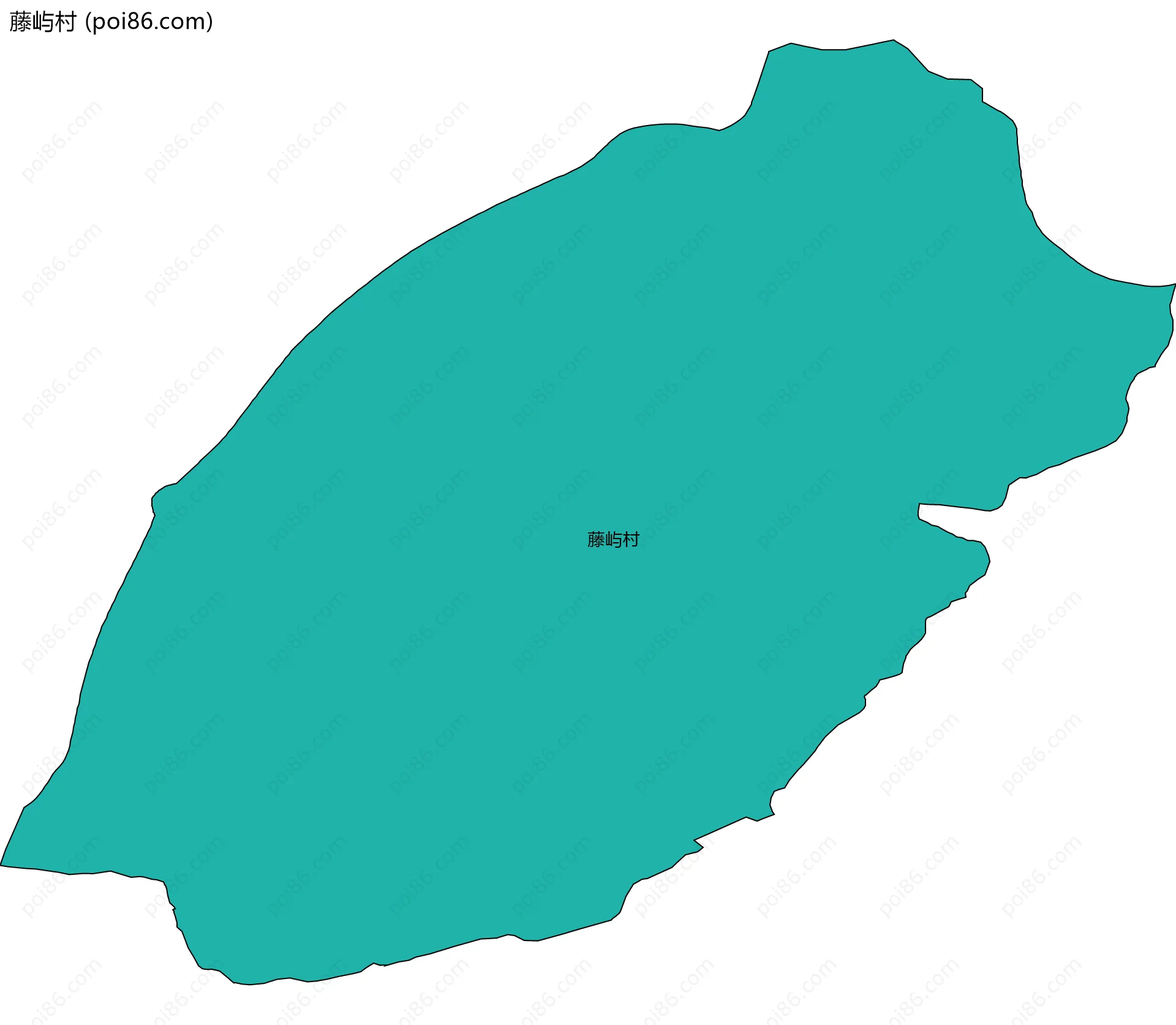 藤屿村边界地图
