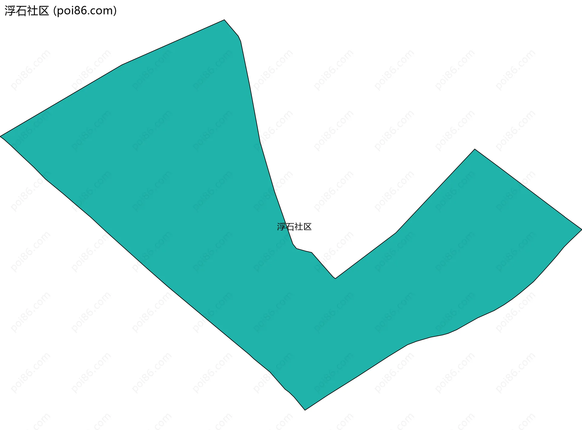 浮石社区边界地图