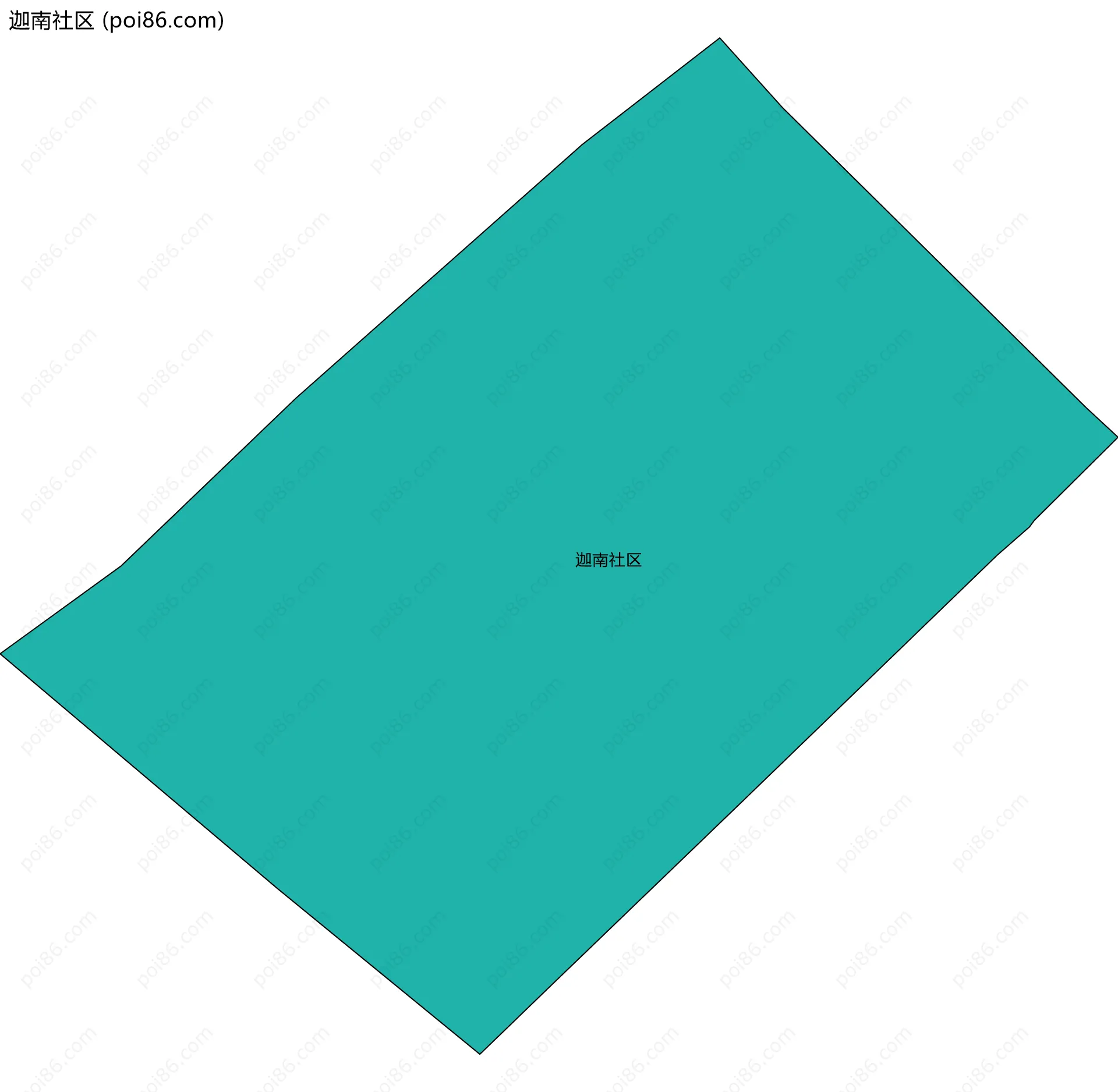 迦南社区边界地图