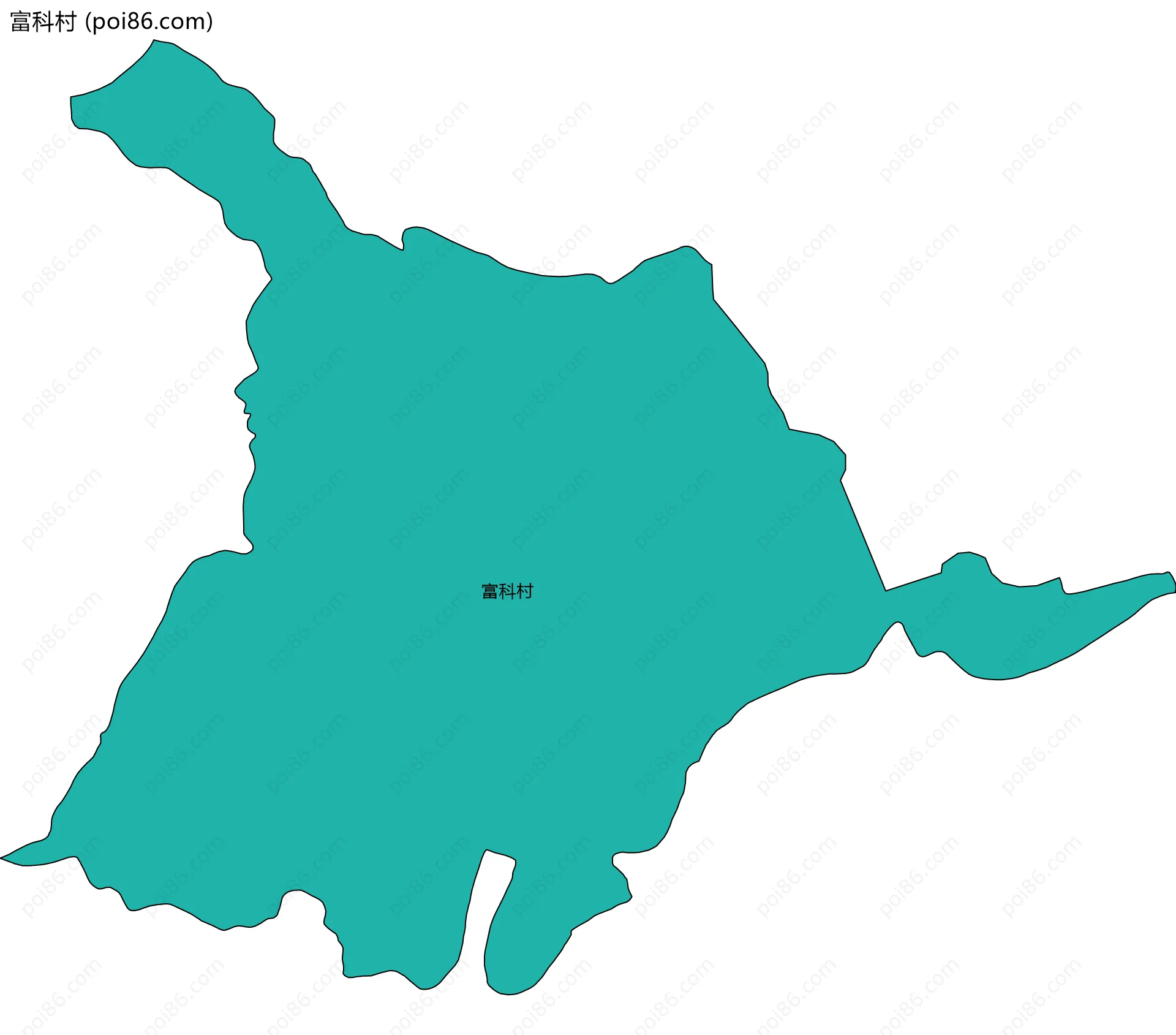 富科村边界地图