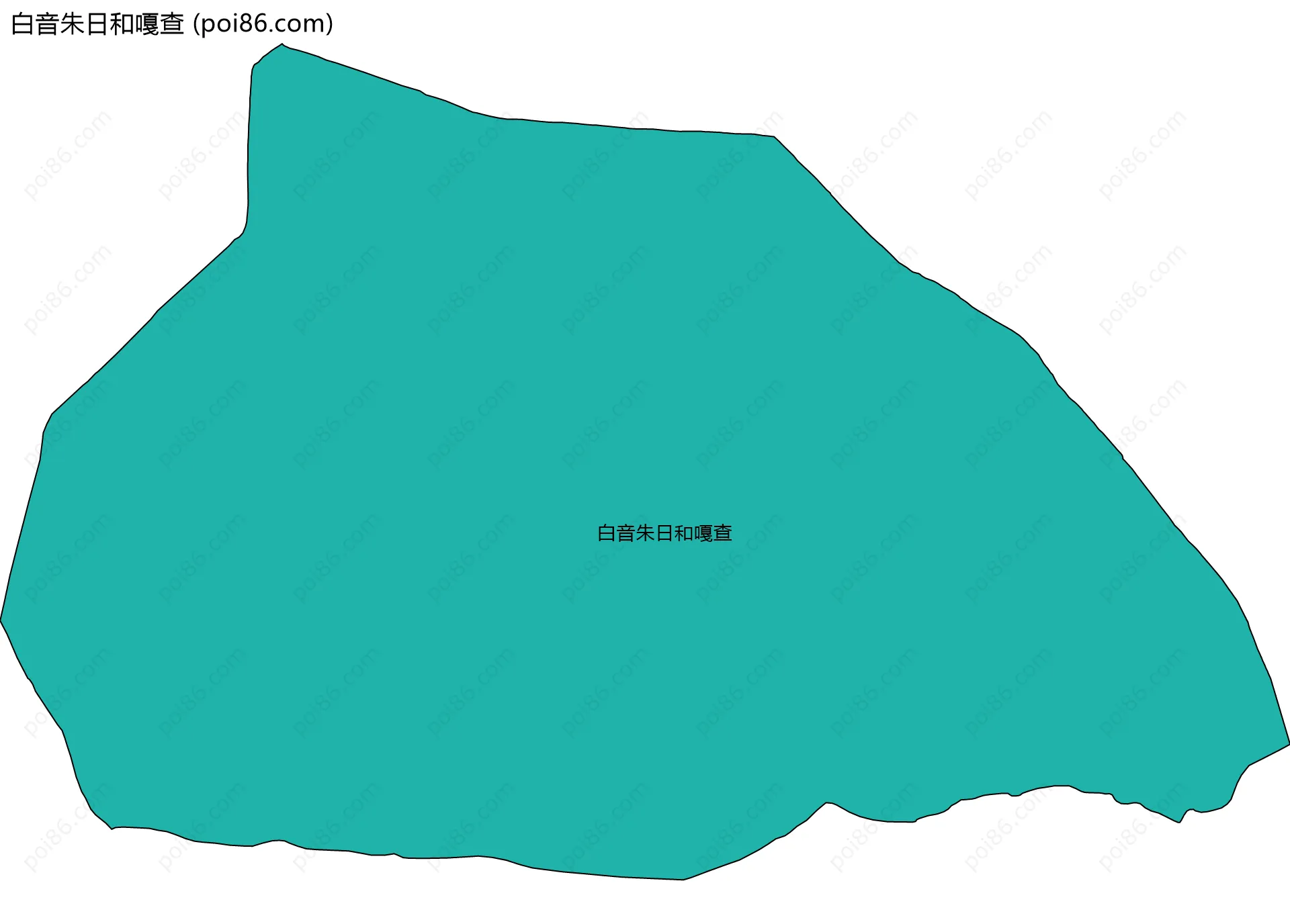 白音朱日和嘎查边界地图