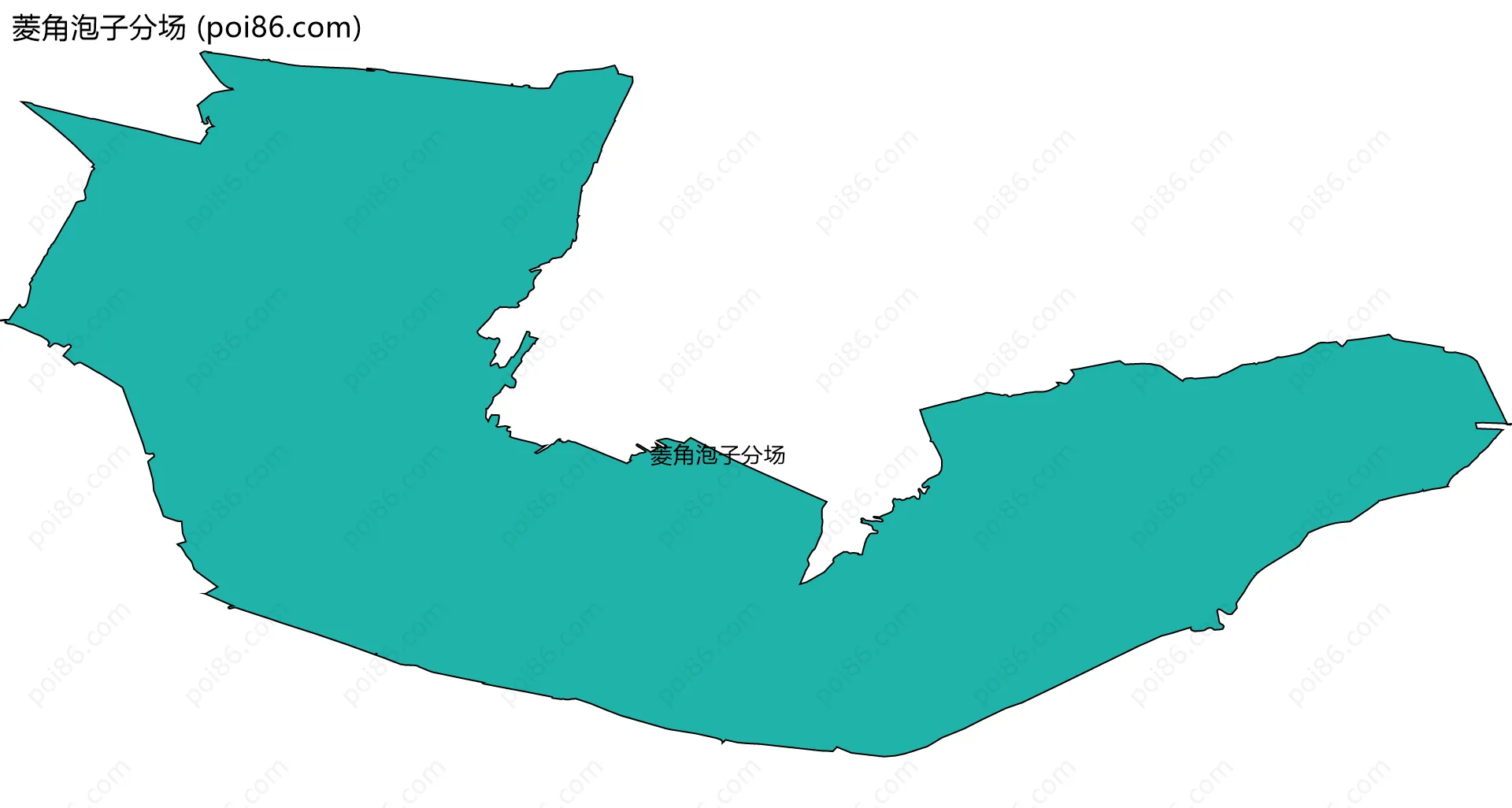 菱角泡子分场边界地图