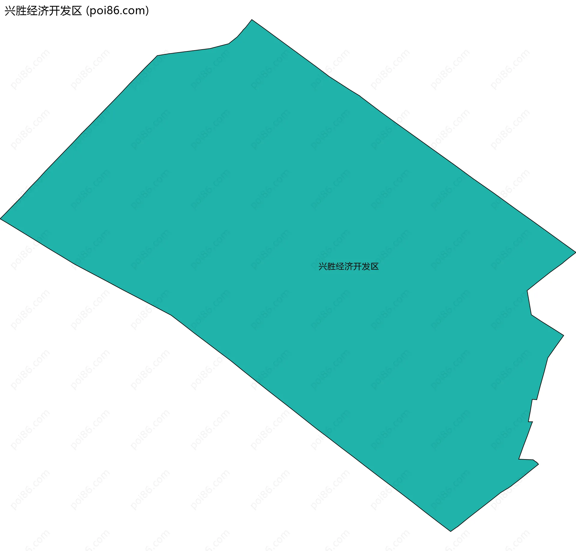 兴胜经济开发区边界地图
