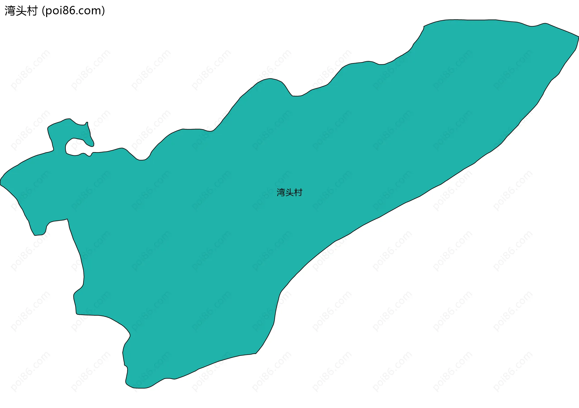 湾头村边界地图