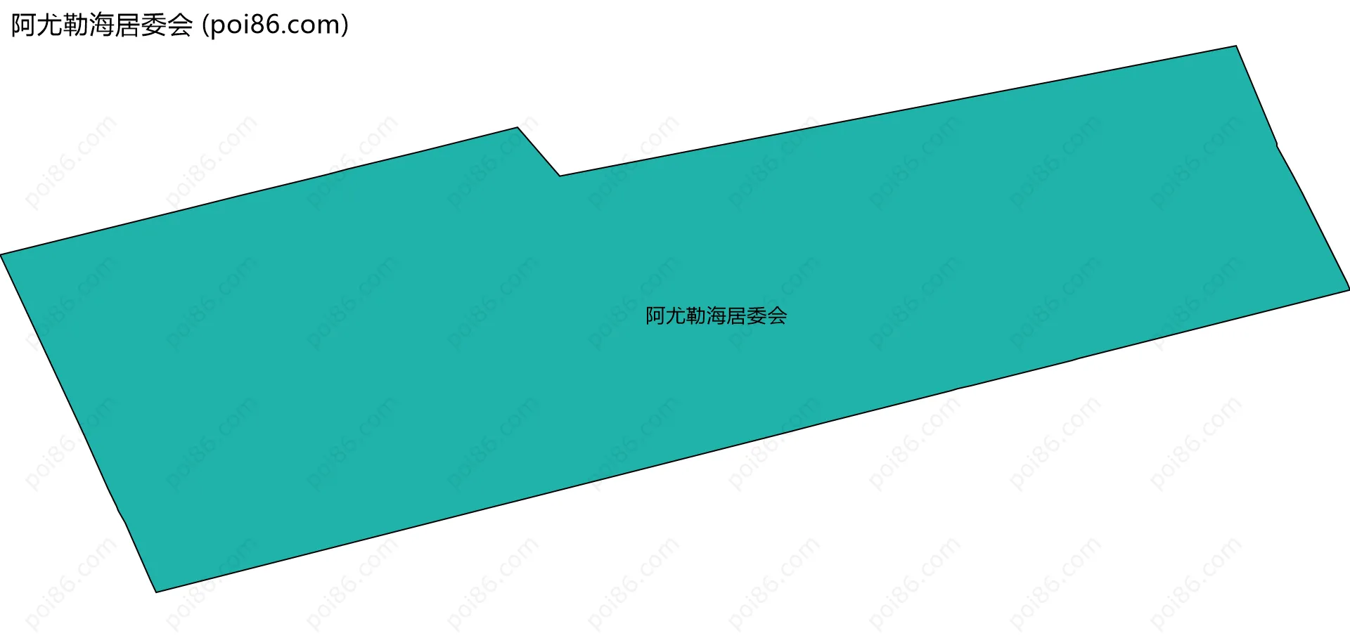 阿尤勒海居委会边界地图