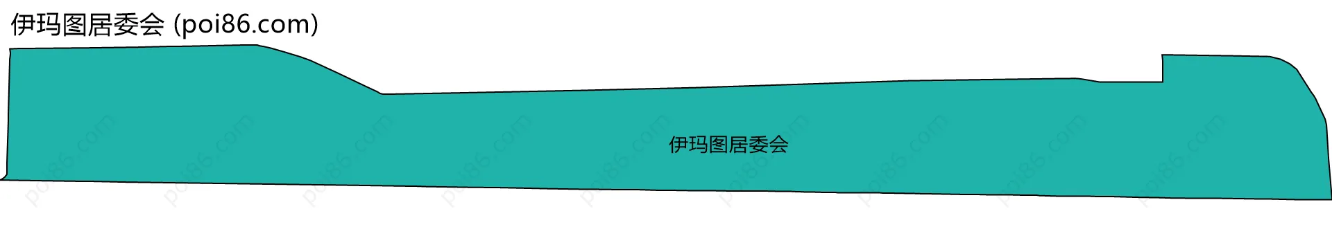 伊玛图居委会边界地图