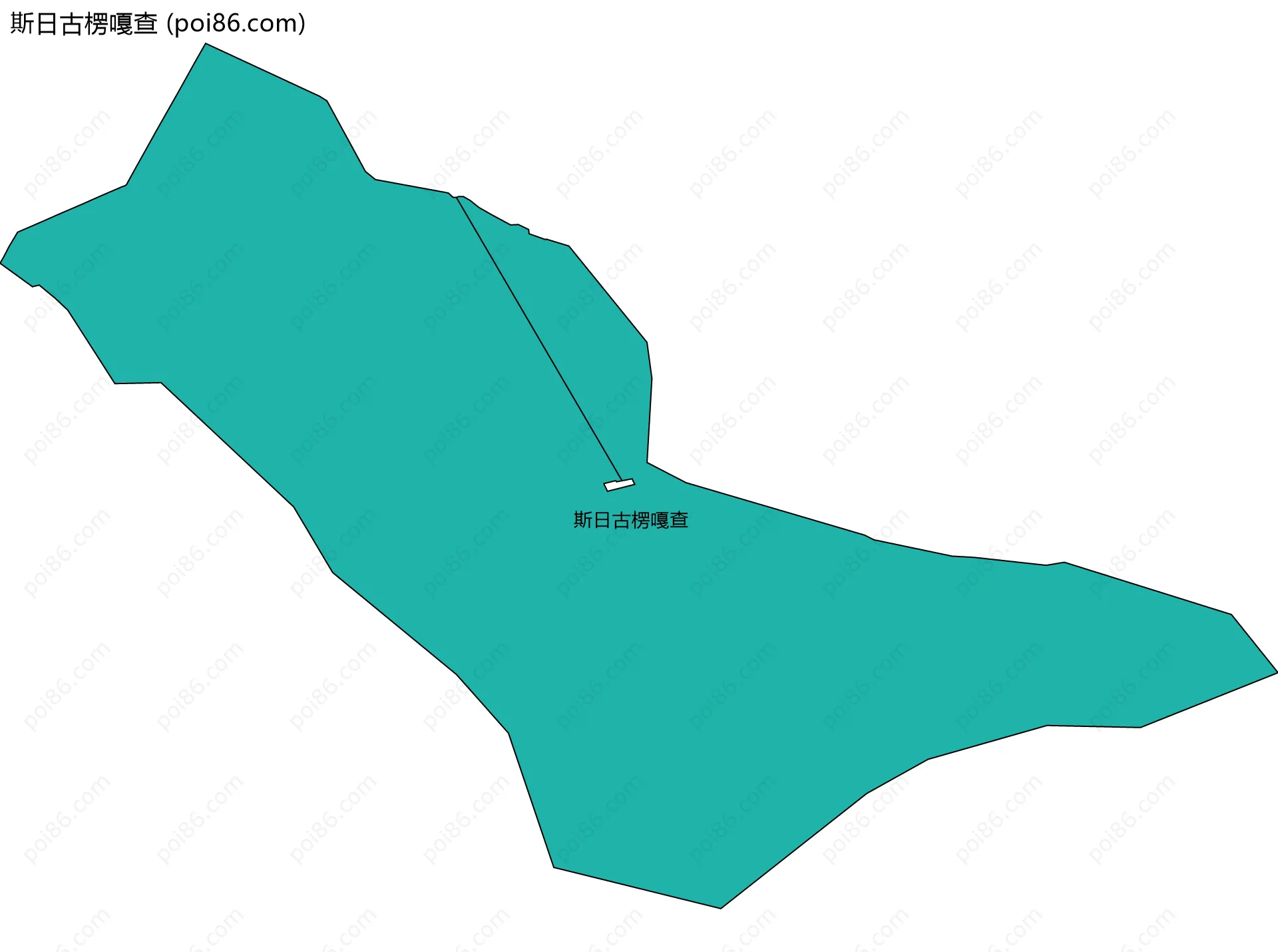 斯日古楞嘎查边界地图
