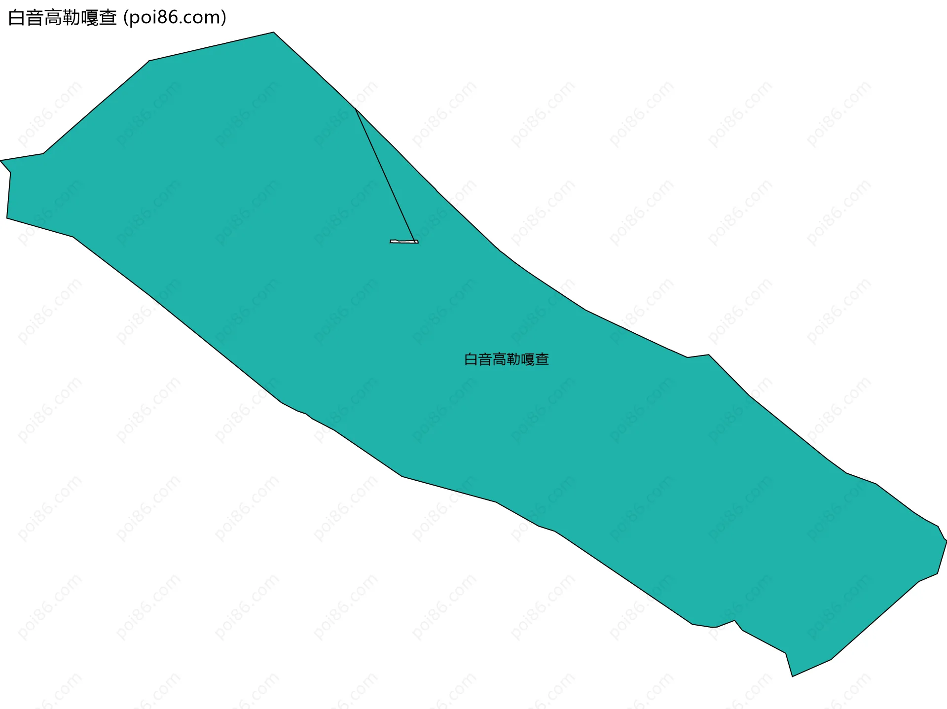 白音高勒嘎查边界地图