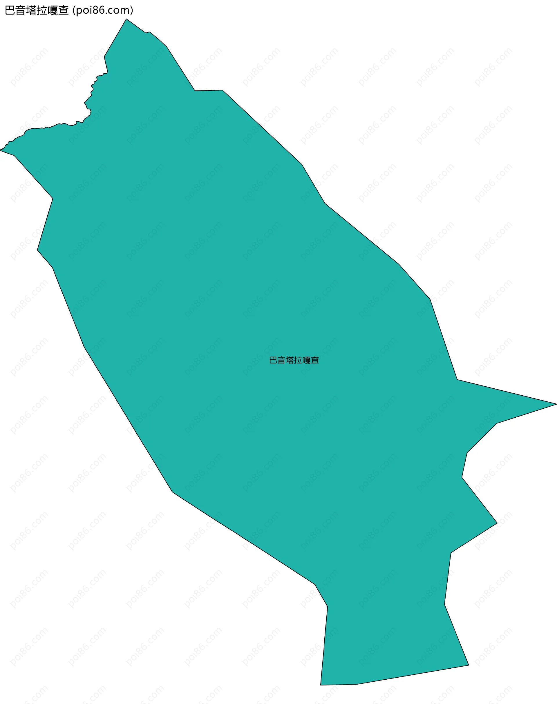 巴音塔拉嘎查边界地图