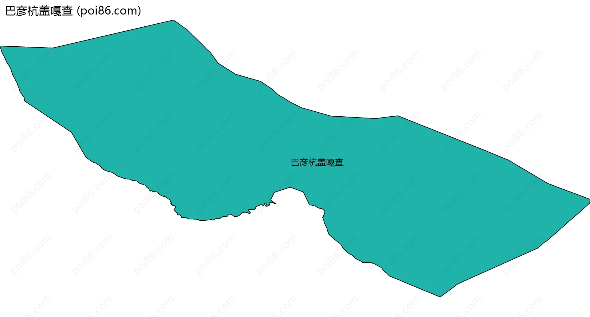 巴彦杭盖嘎查边界地图