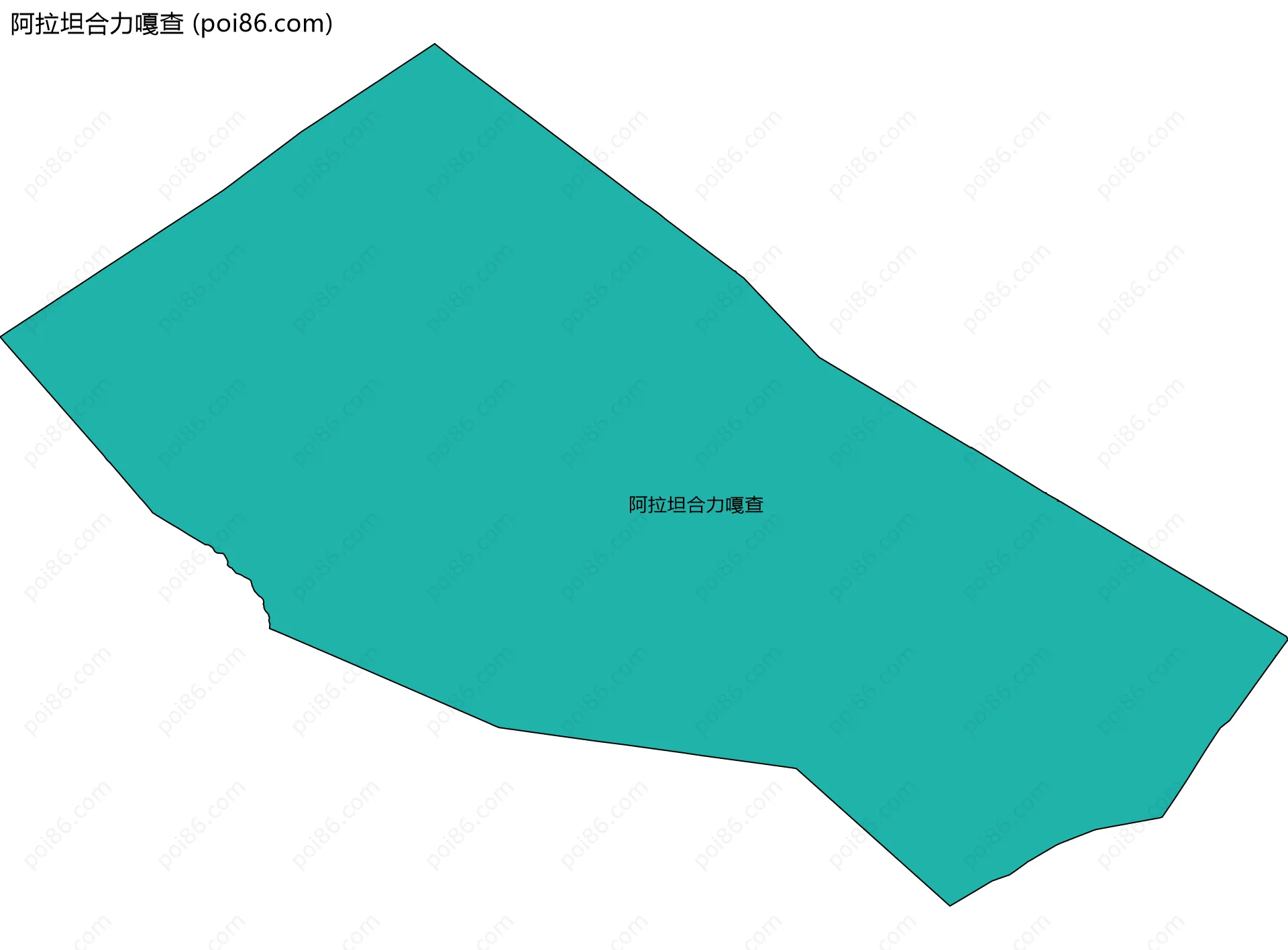阿拉坦合力嘎查边界地图