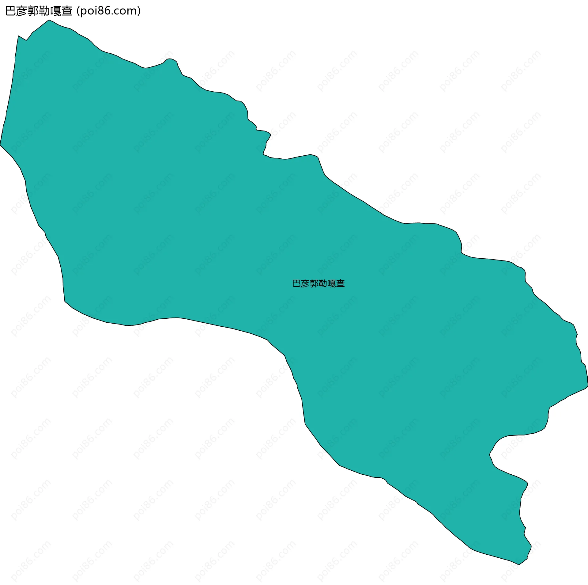 巴彦郭勒嘎查边界地图