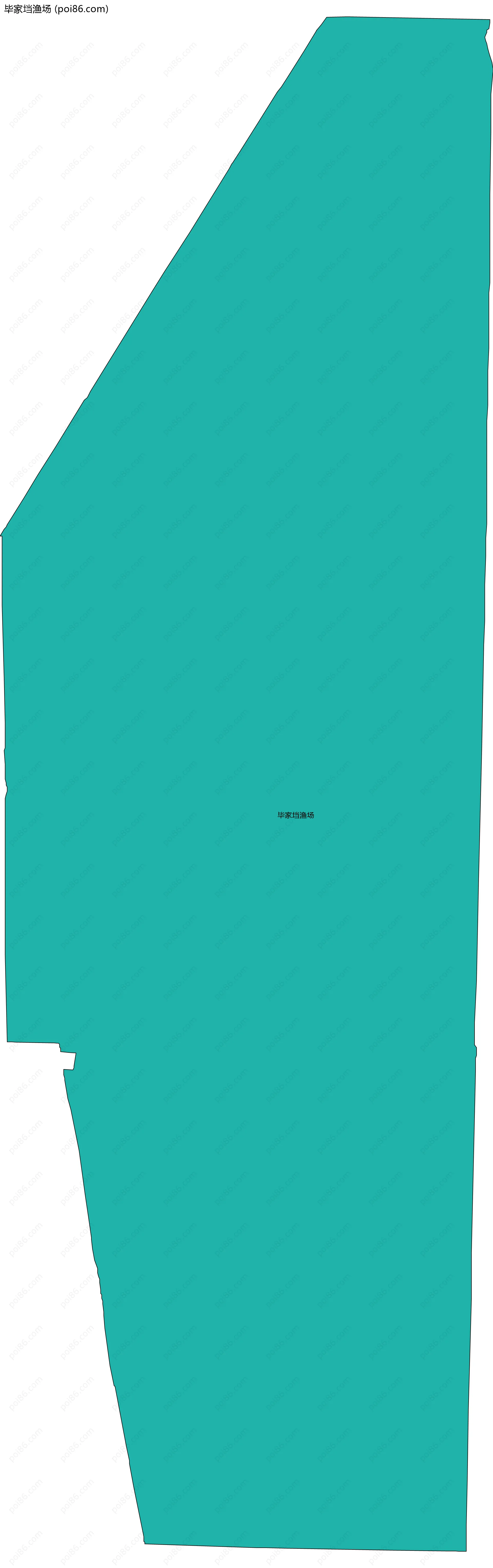 毕家垱渔场边界地图