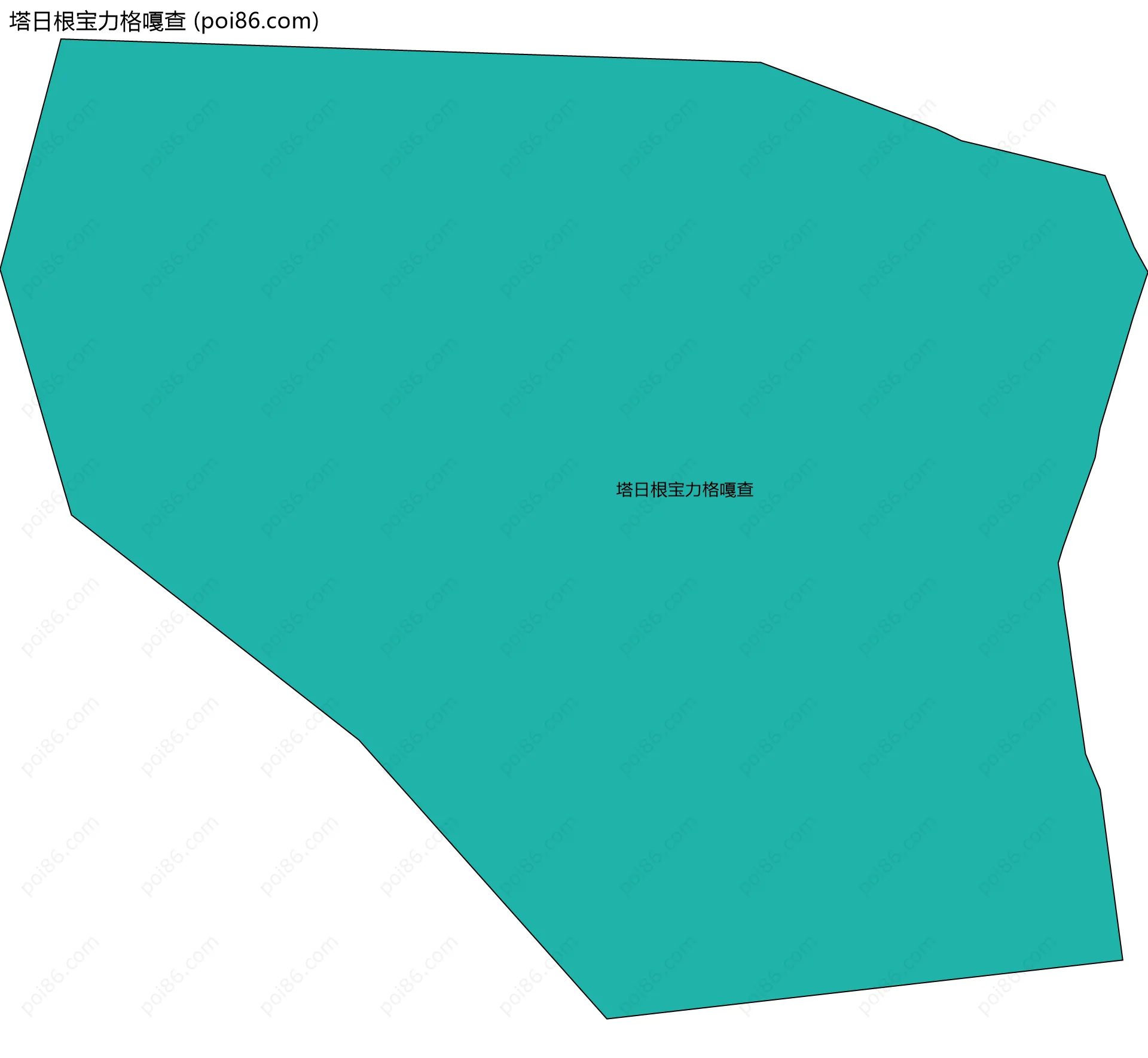 塔日根宝力格嘎查边界地图