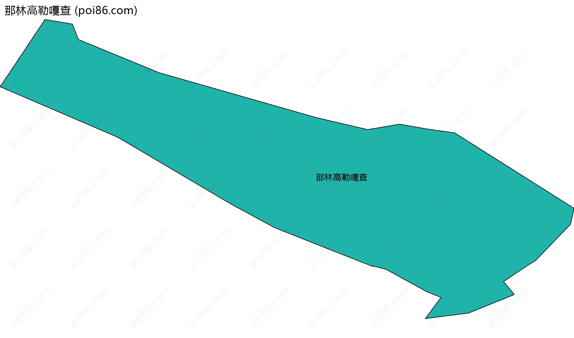 那林高勒嘎查边界地图