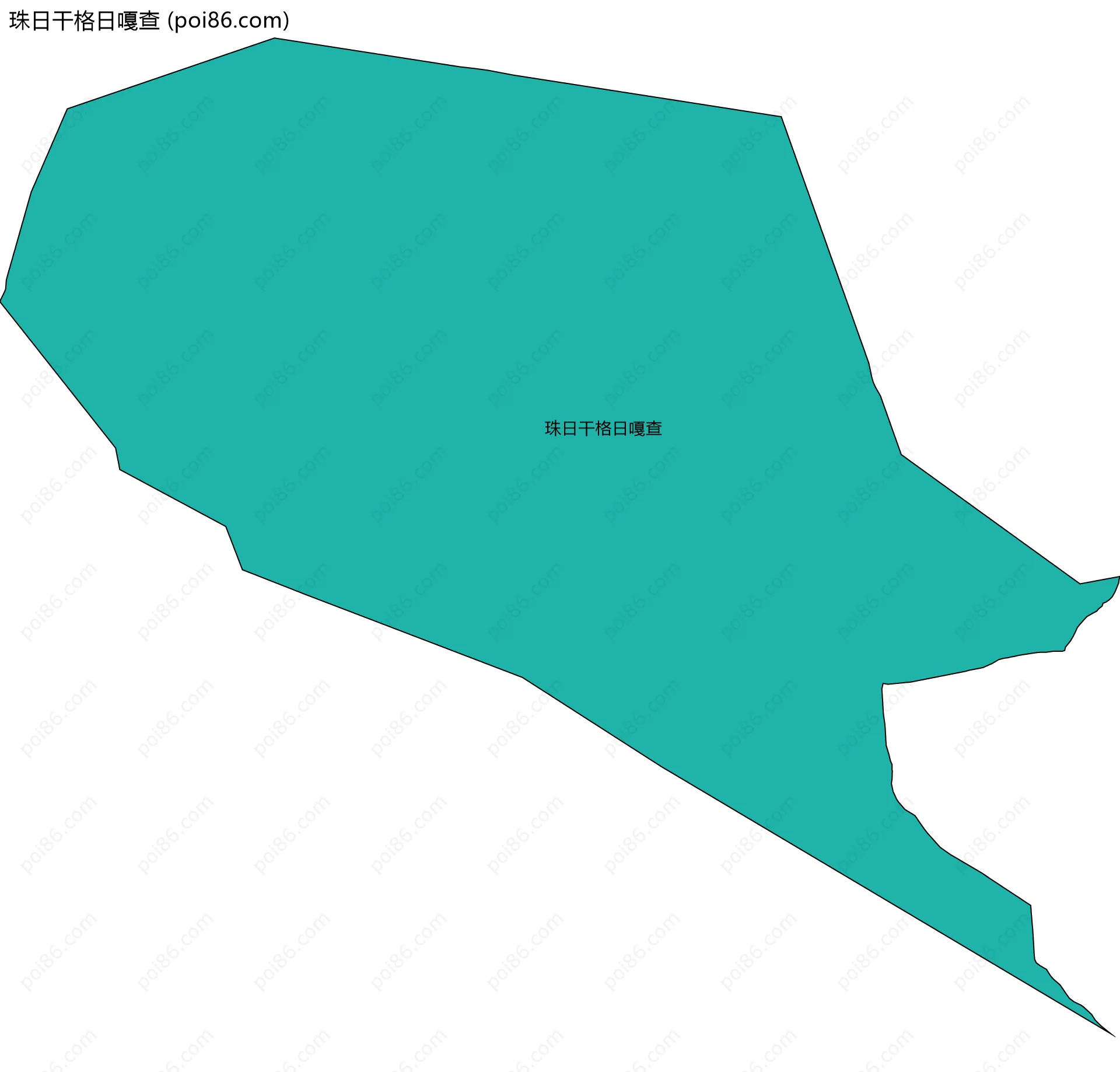 珠日干格日嘎查边界地图