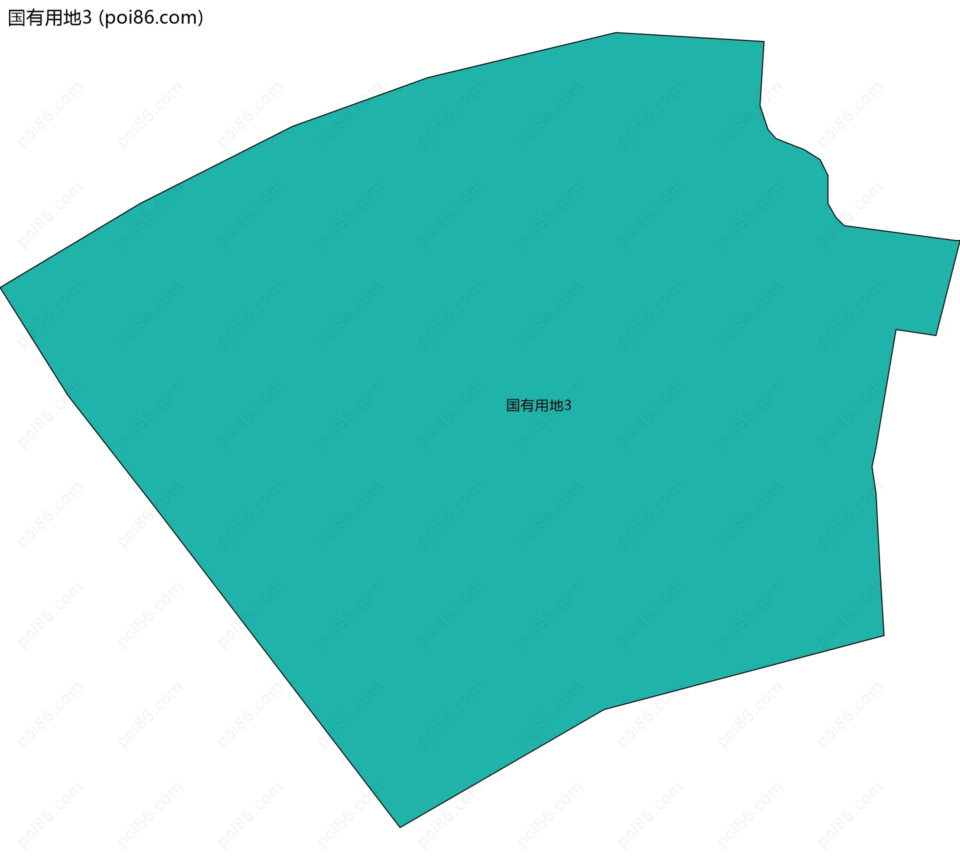 国有用地3边界地图