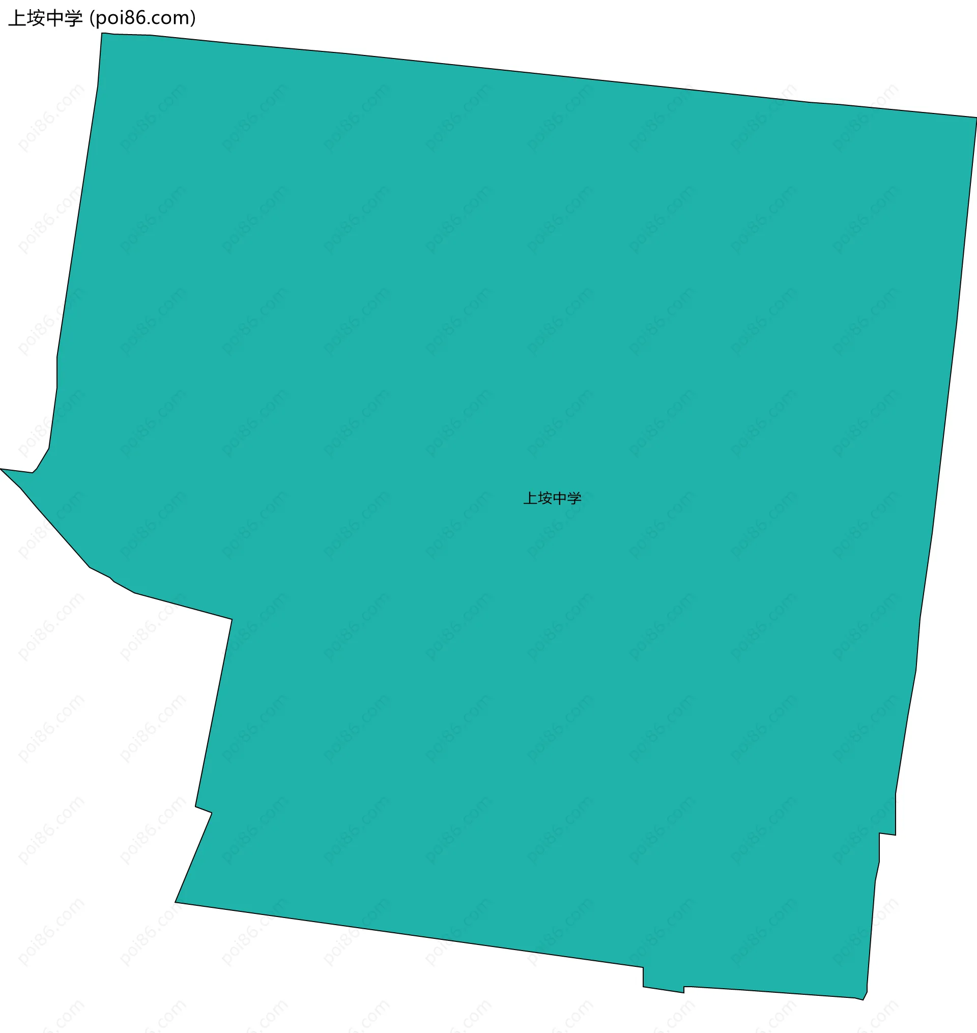 上垵中学边界地图