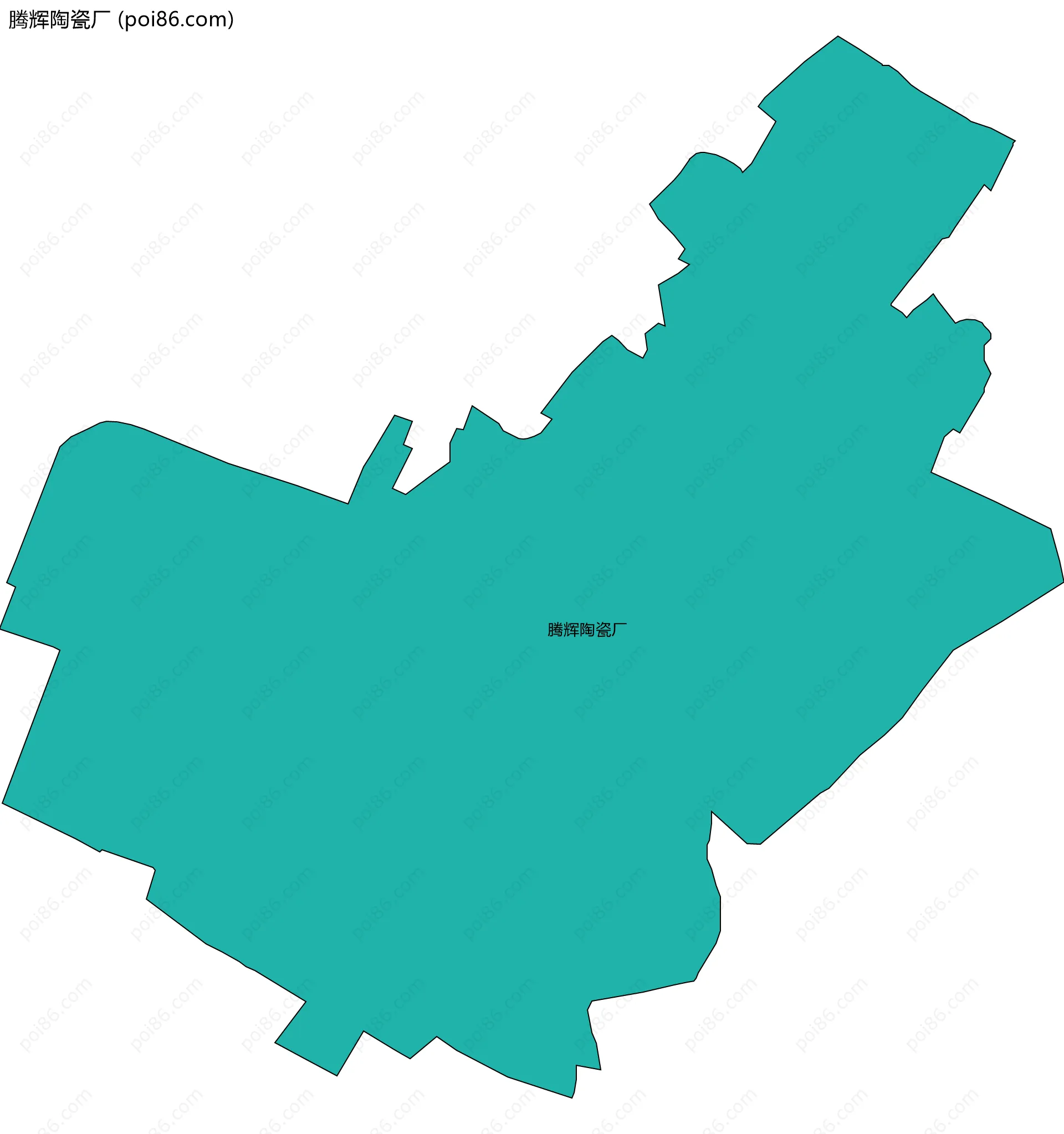 腾辉陶瓷厂边界地图