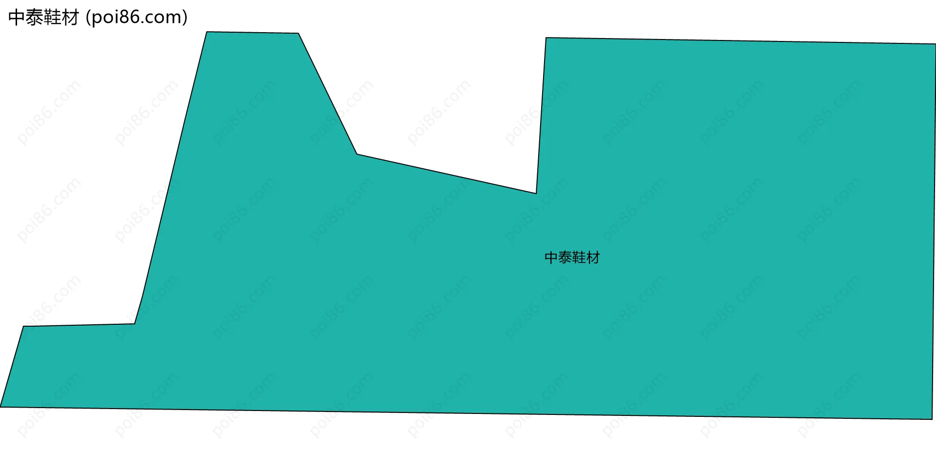 中泰鞋材边界地图