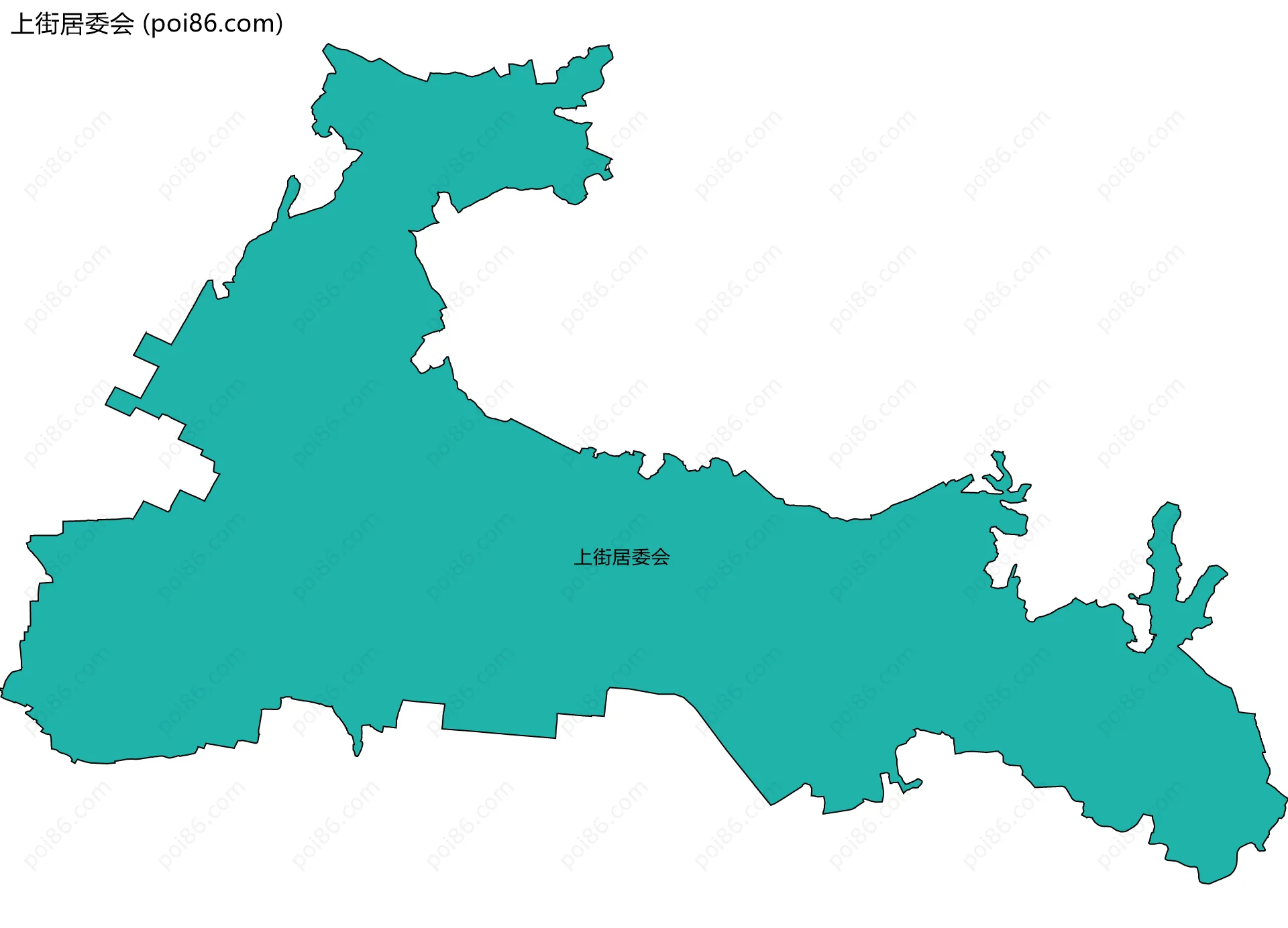 上街居委会边界地图