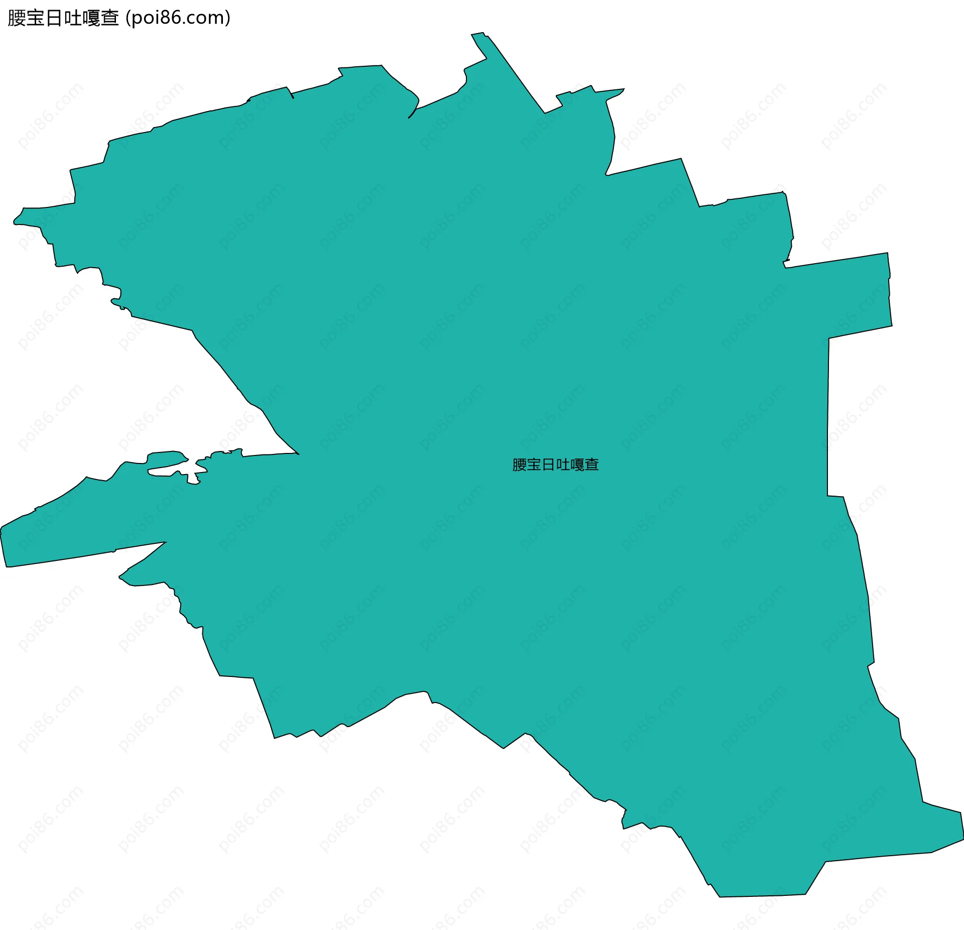腰宝日吐嘎查边界地图