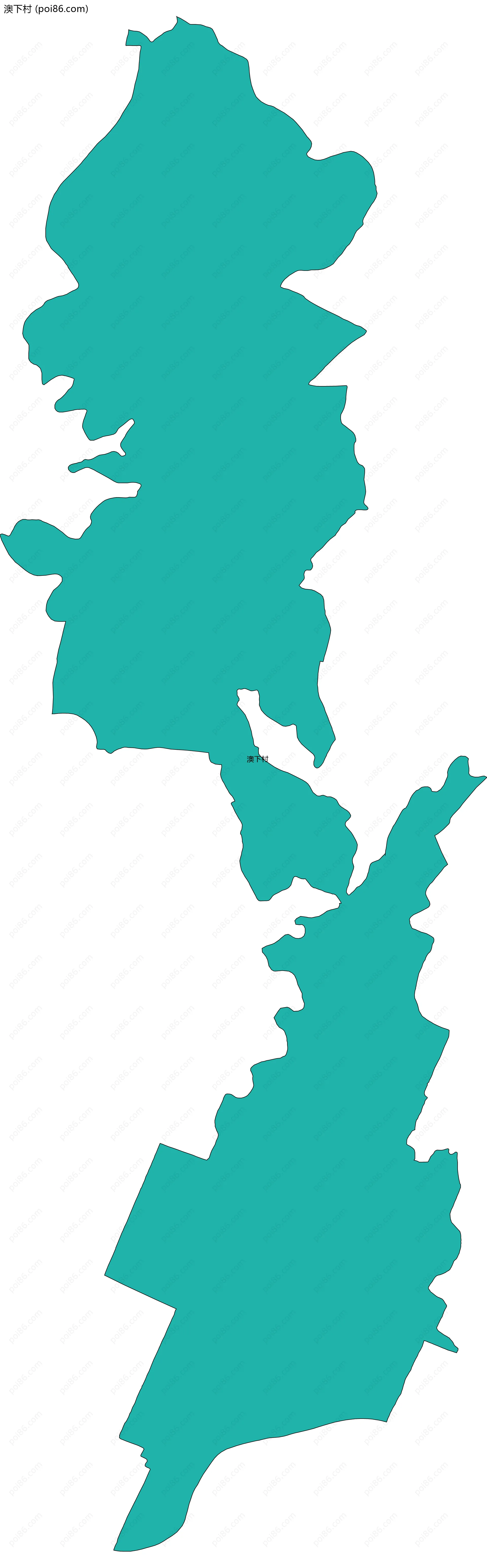 澳下村边界地图