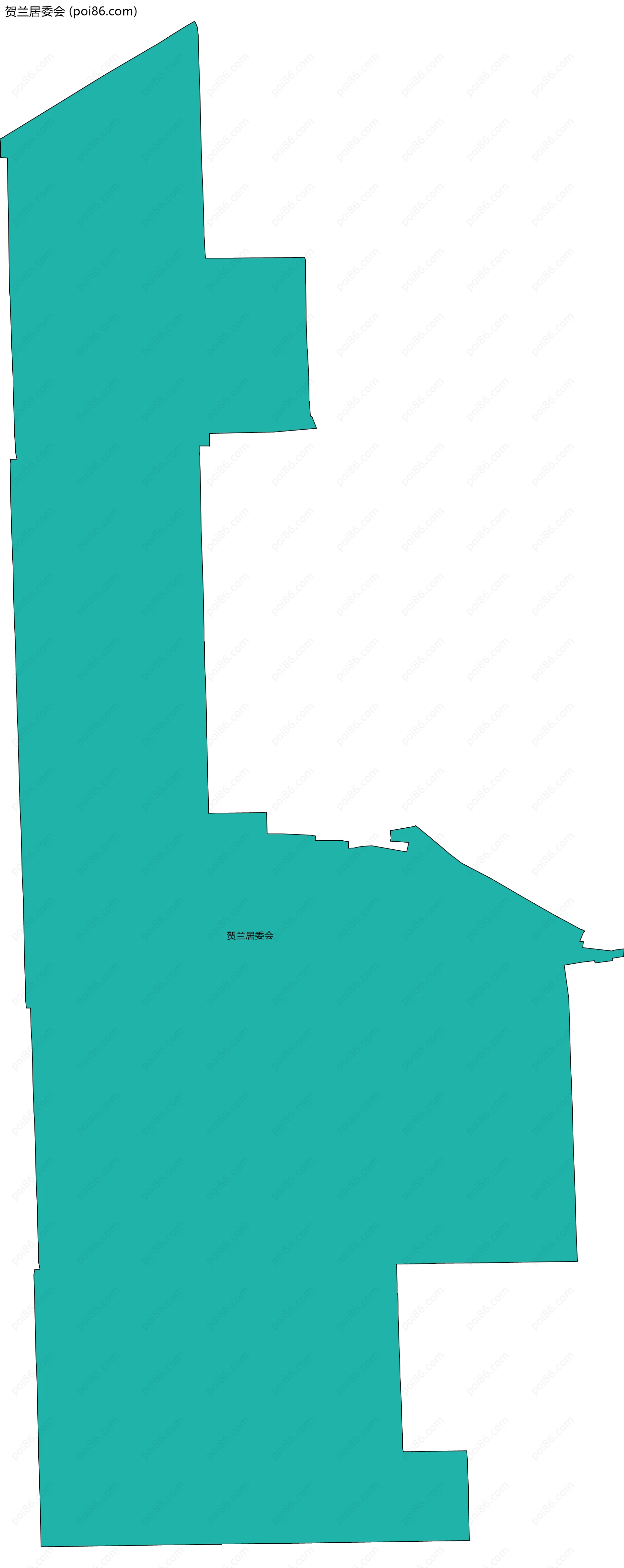 贺兰居委会边界地图