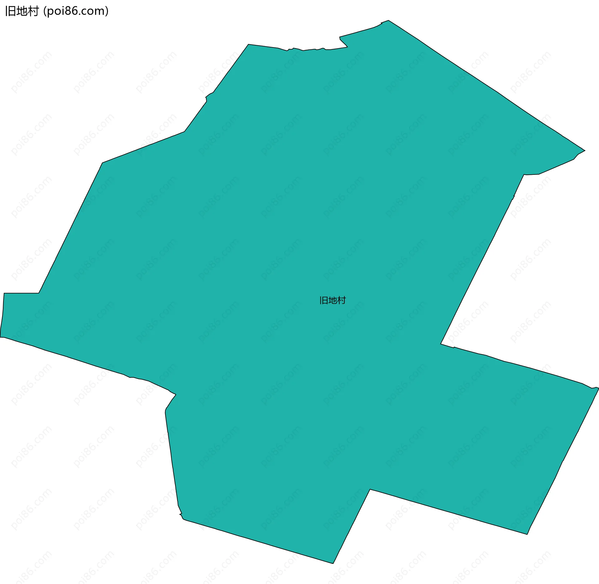 旧地村边界地图