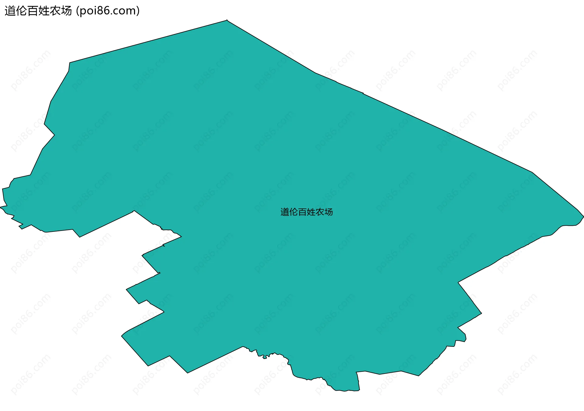 道伦百姓农场边界地图