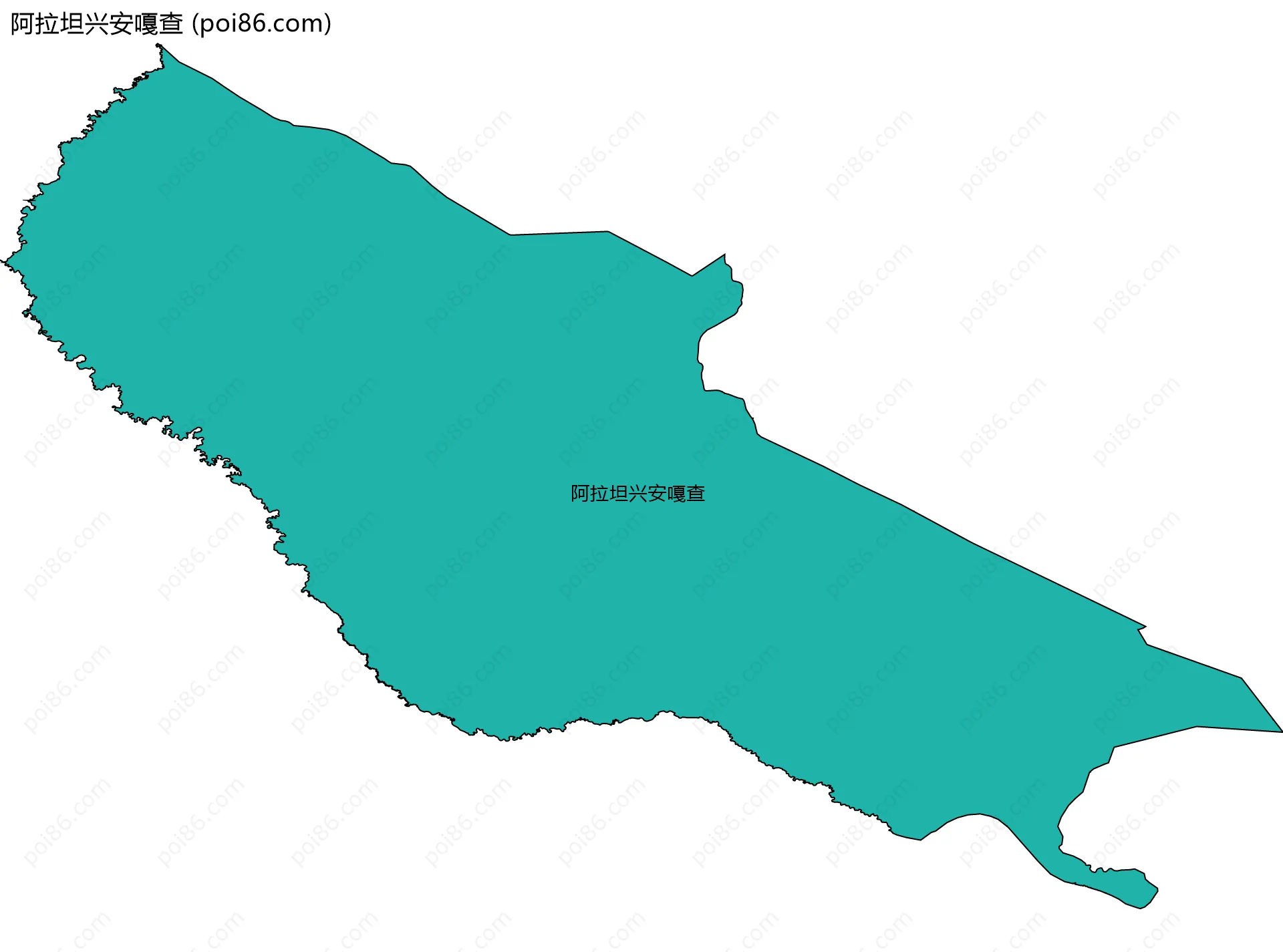 阿拉坦兴安嘎查边界地图