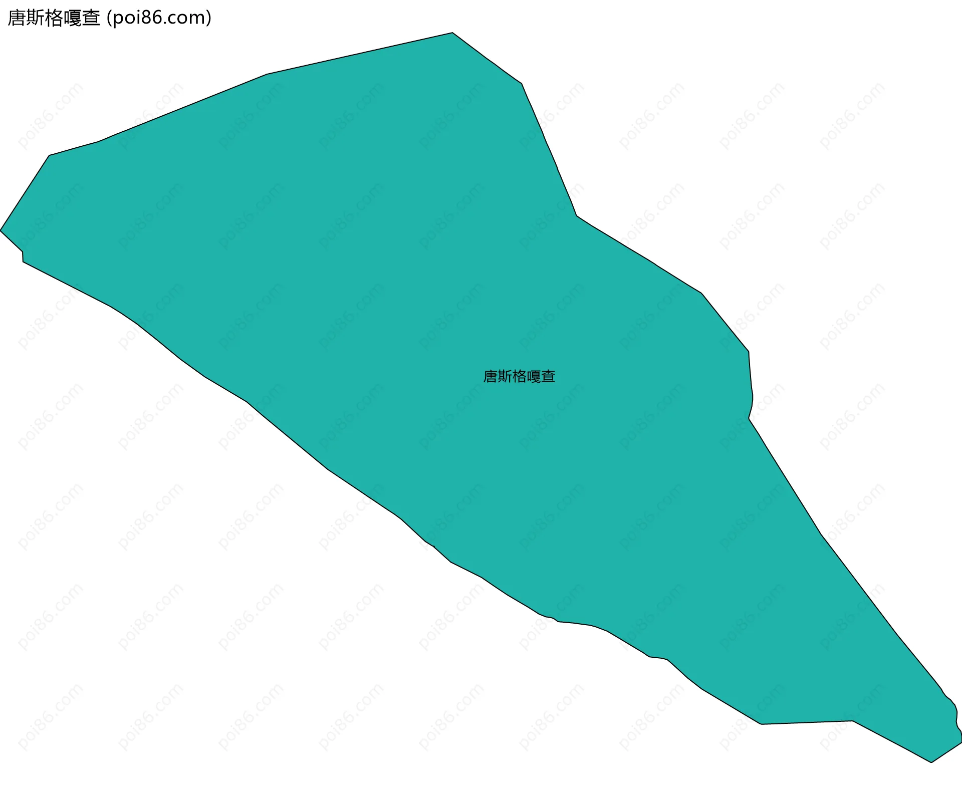 唐斯格嘎查边界地图