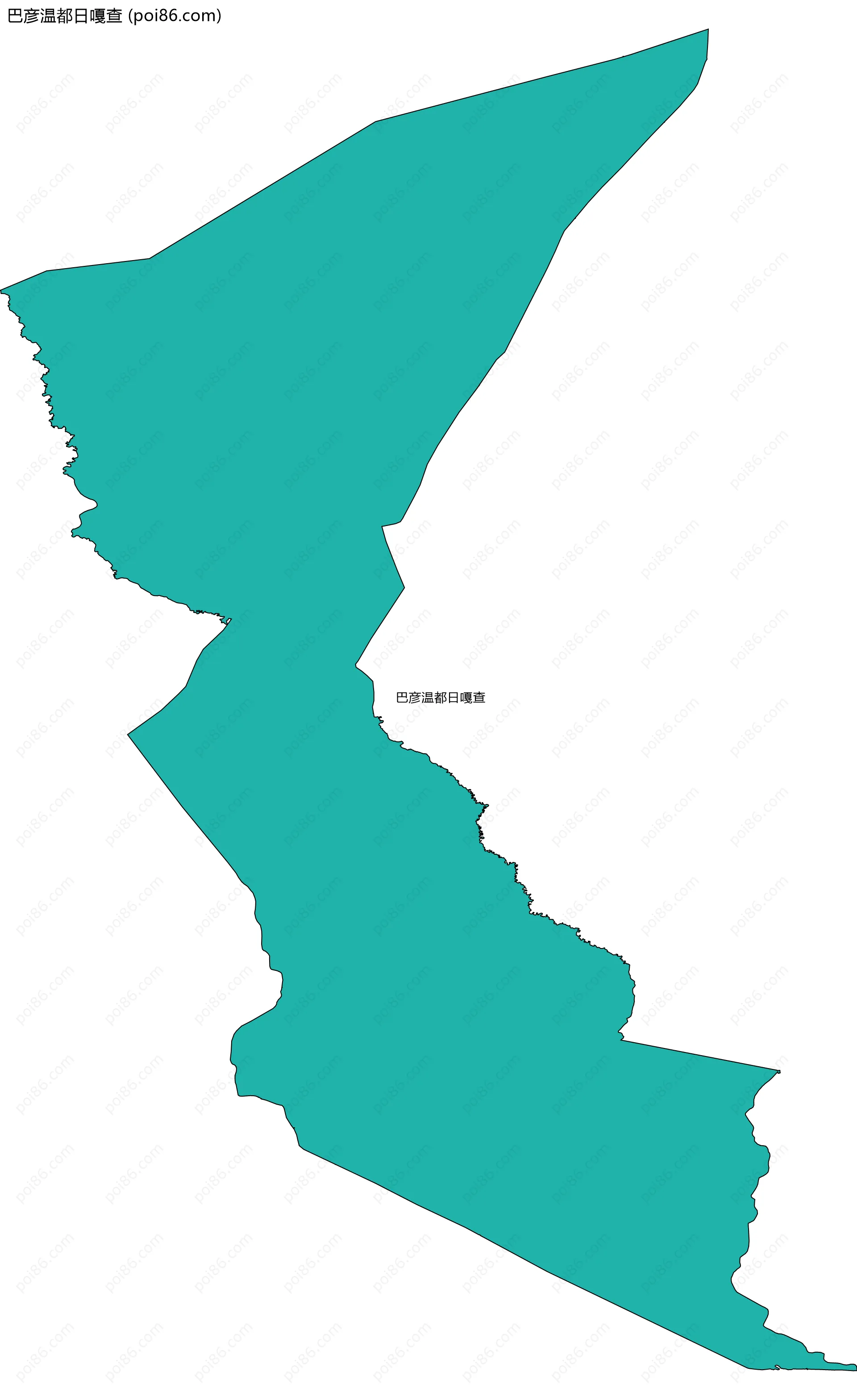 巴彦温都日嘎查边界地图