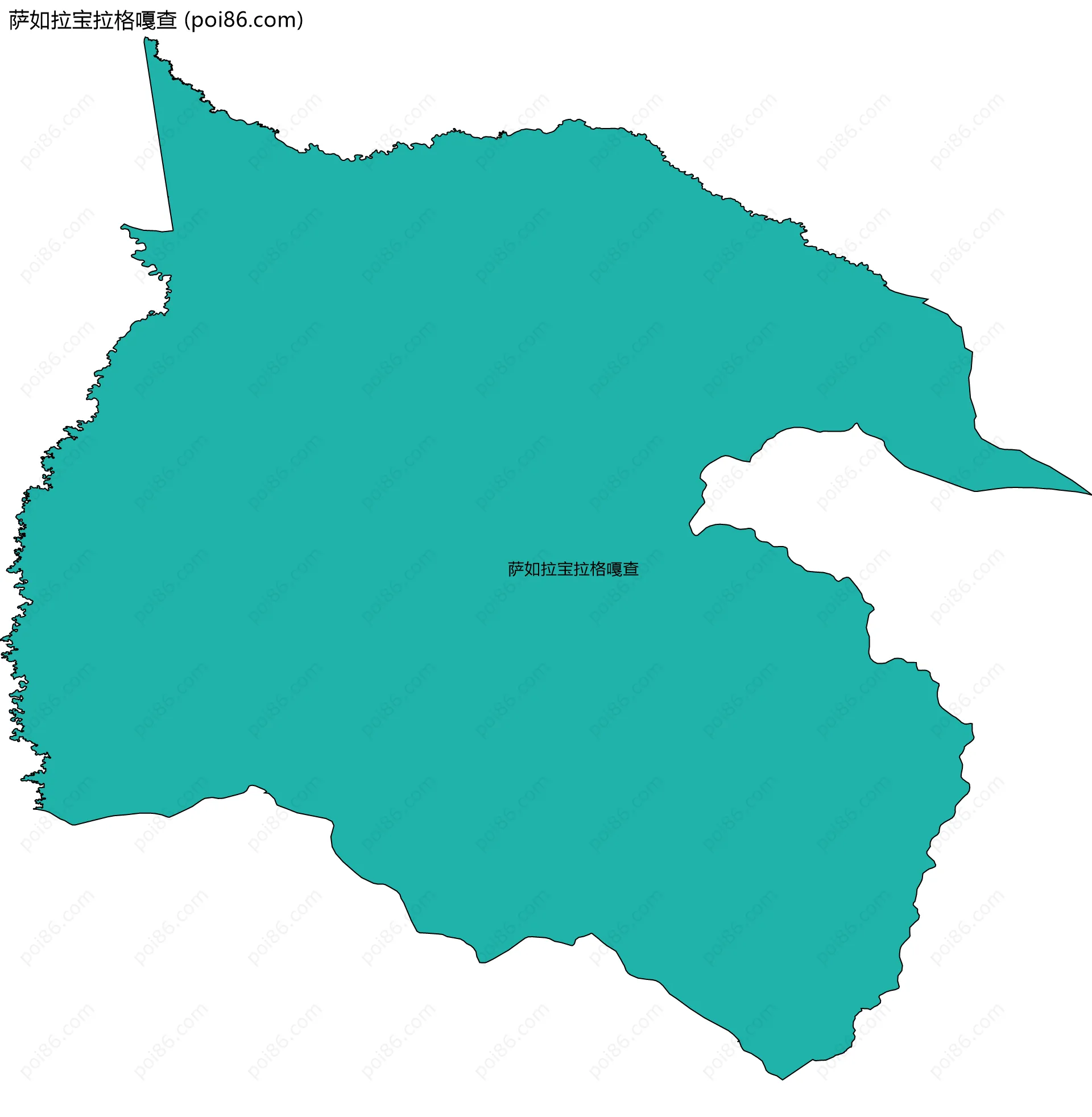萨如拉宝拉格嘎查边界地图