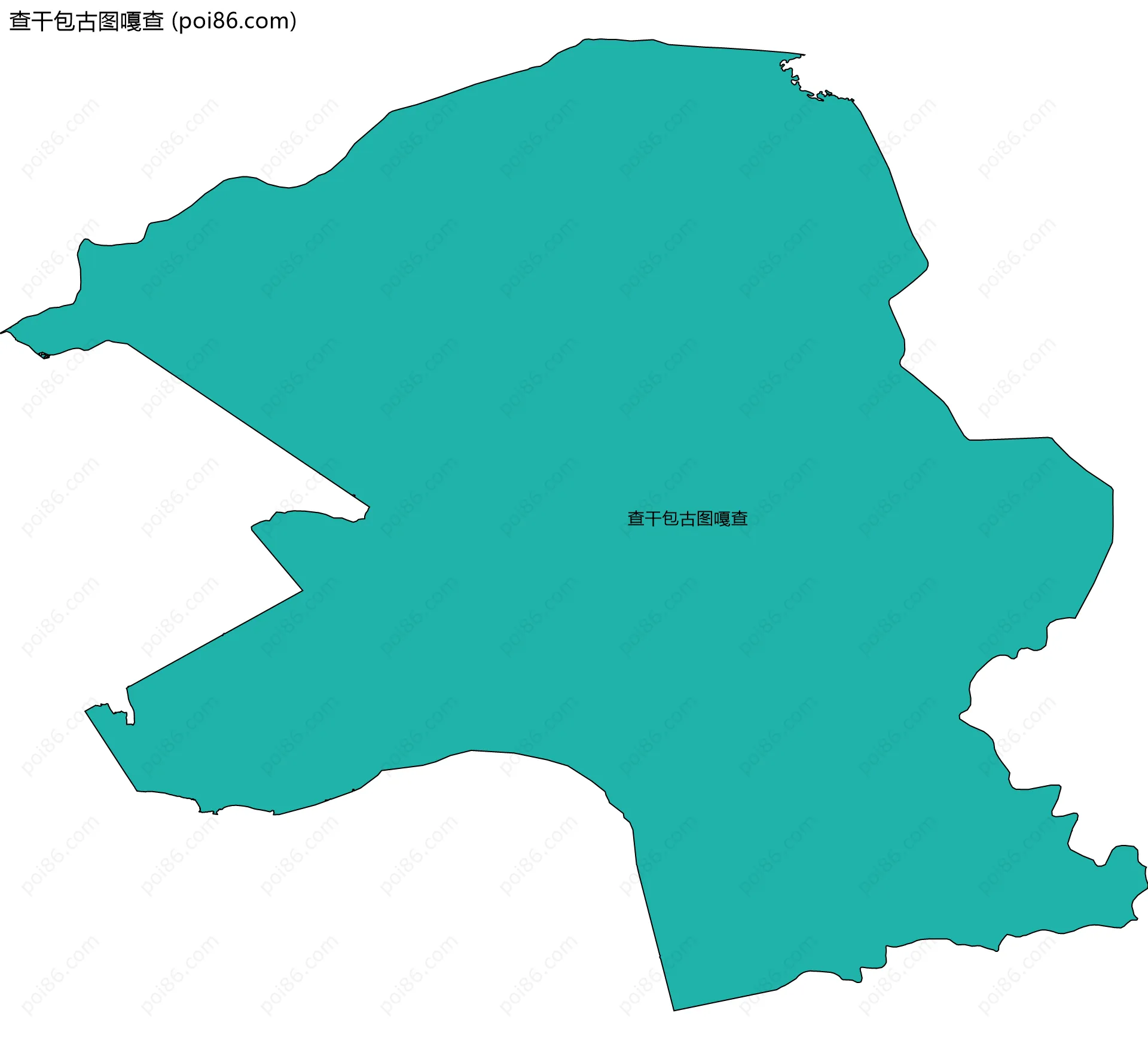 查干包古图嘎查边界地图