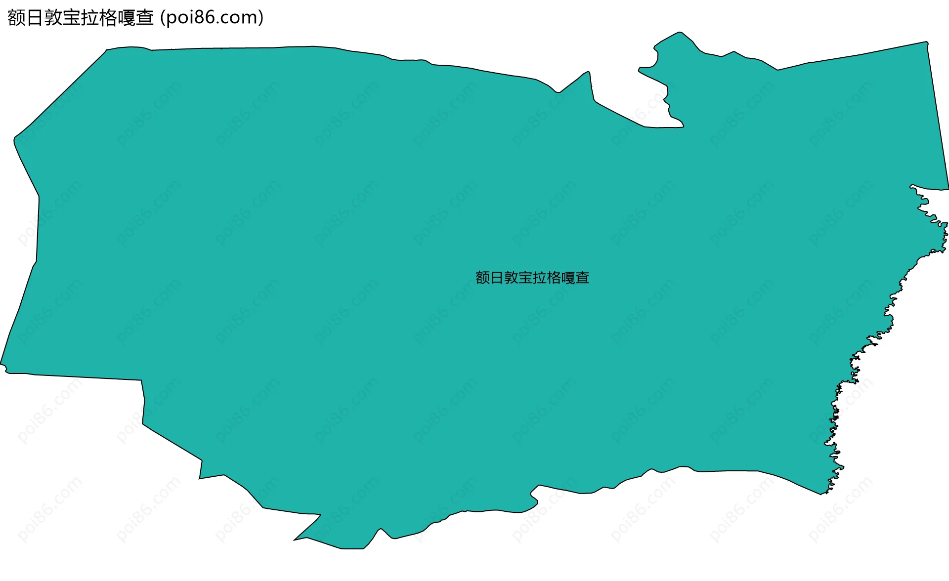 额日敦宝拉格嘎查边界地图