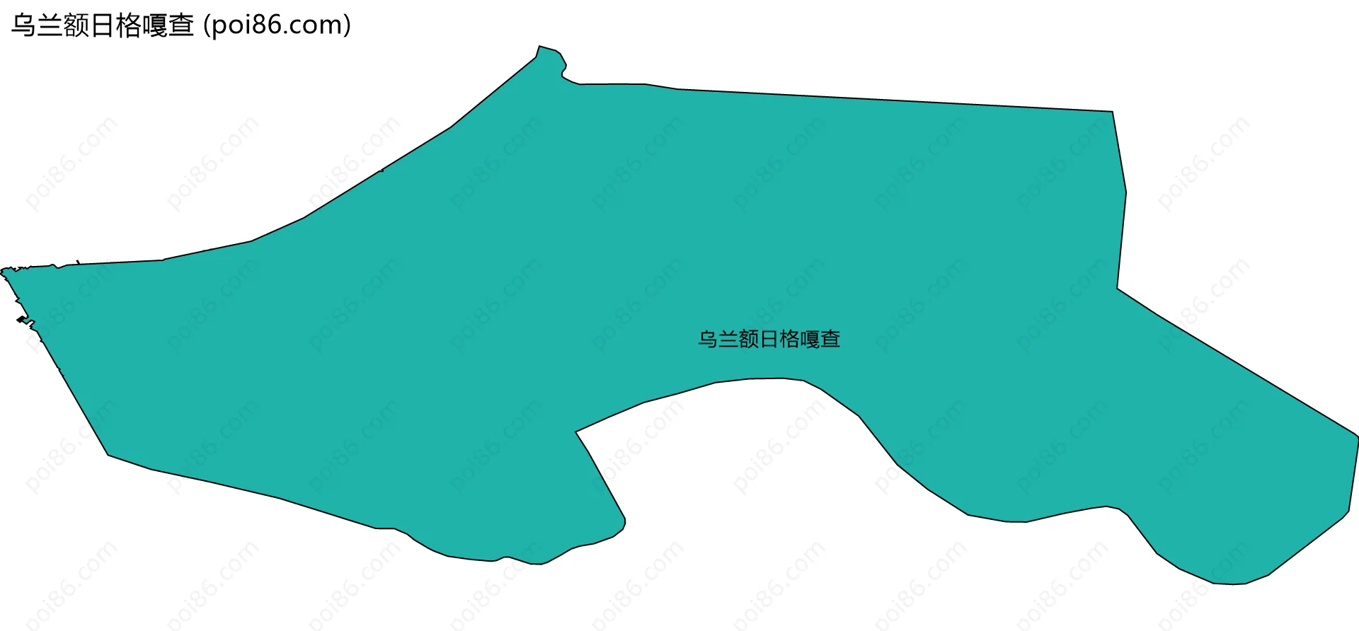 乌兰额日格嘎查边界地图